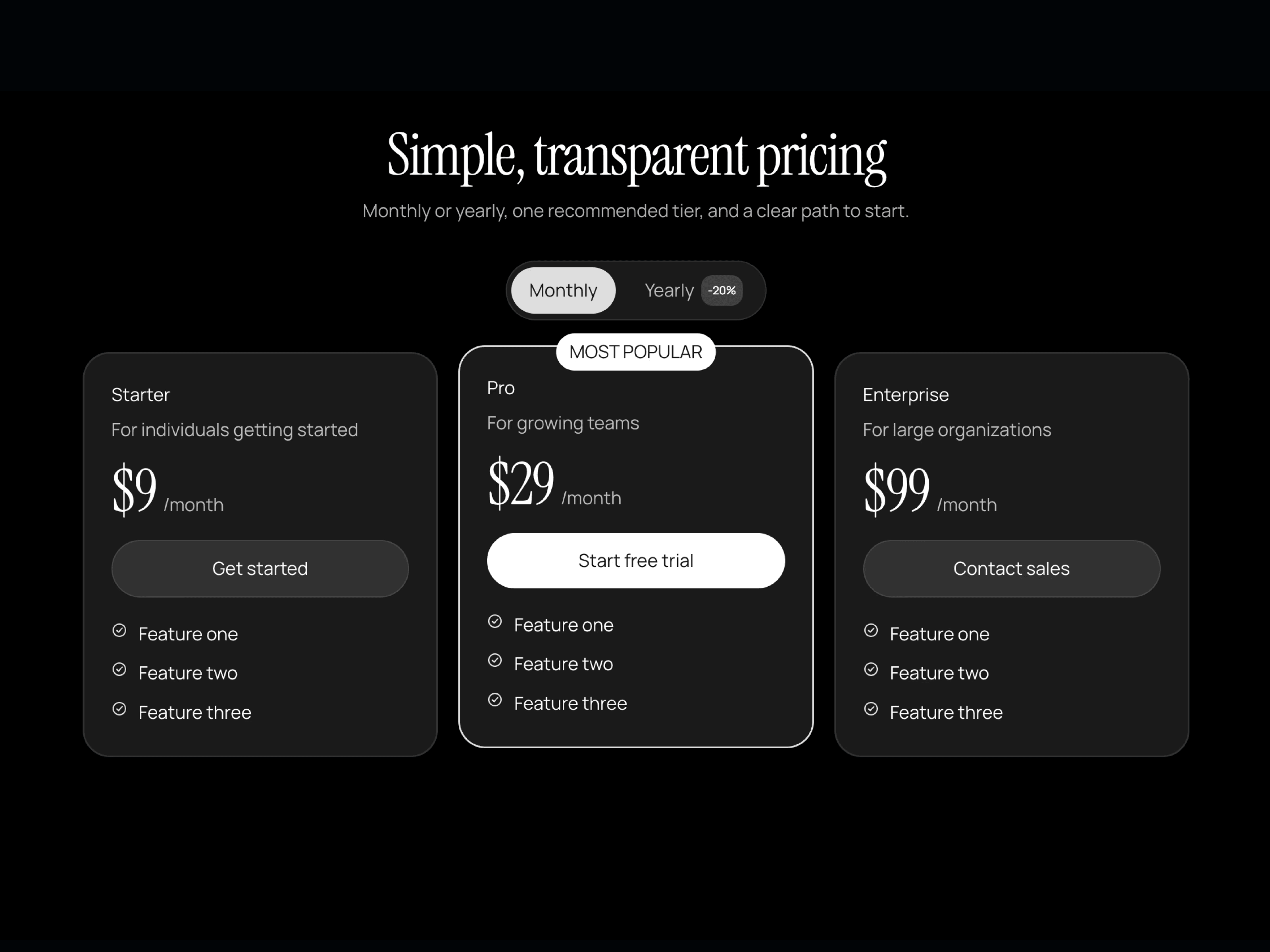 Pricing Flow