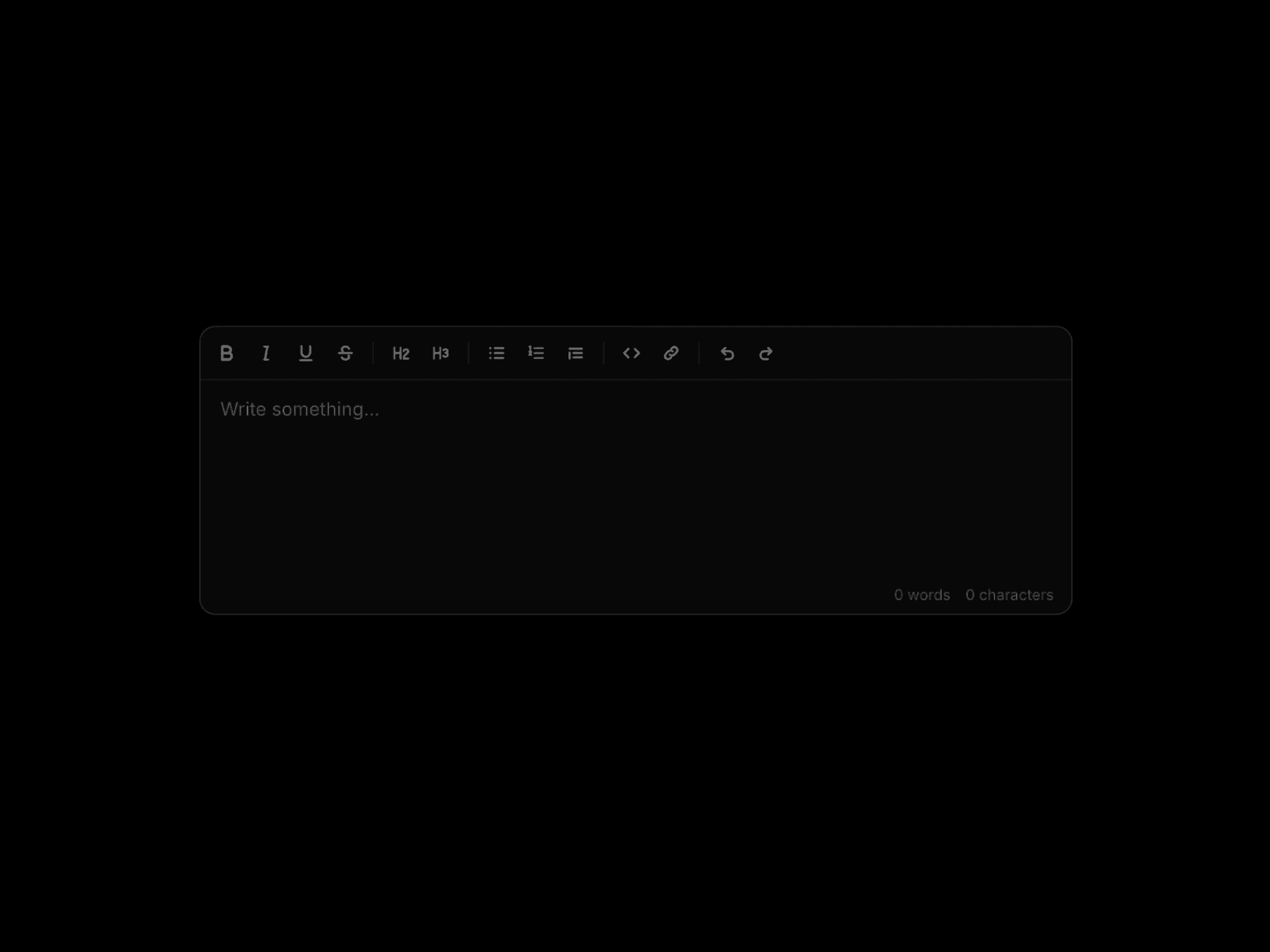 Rich Text Editor