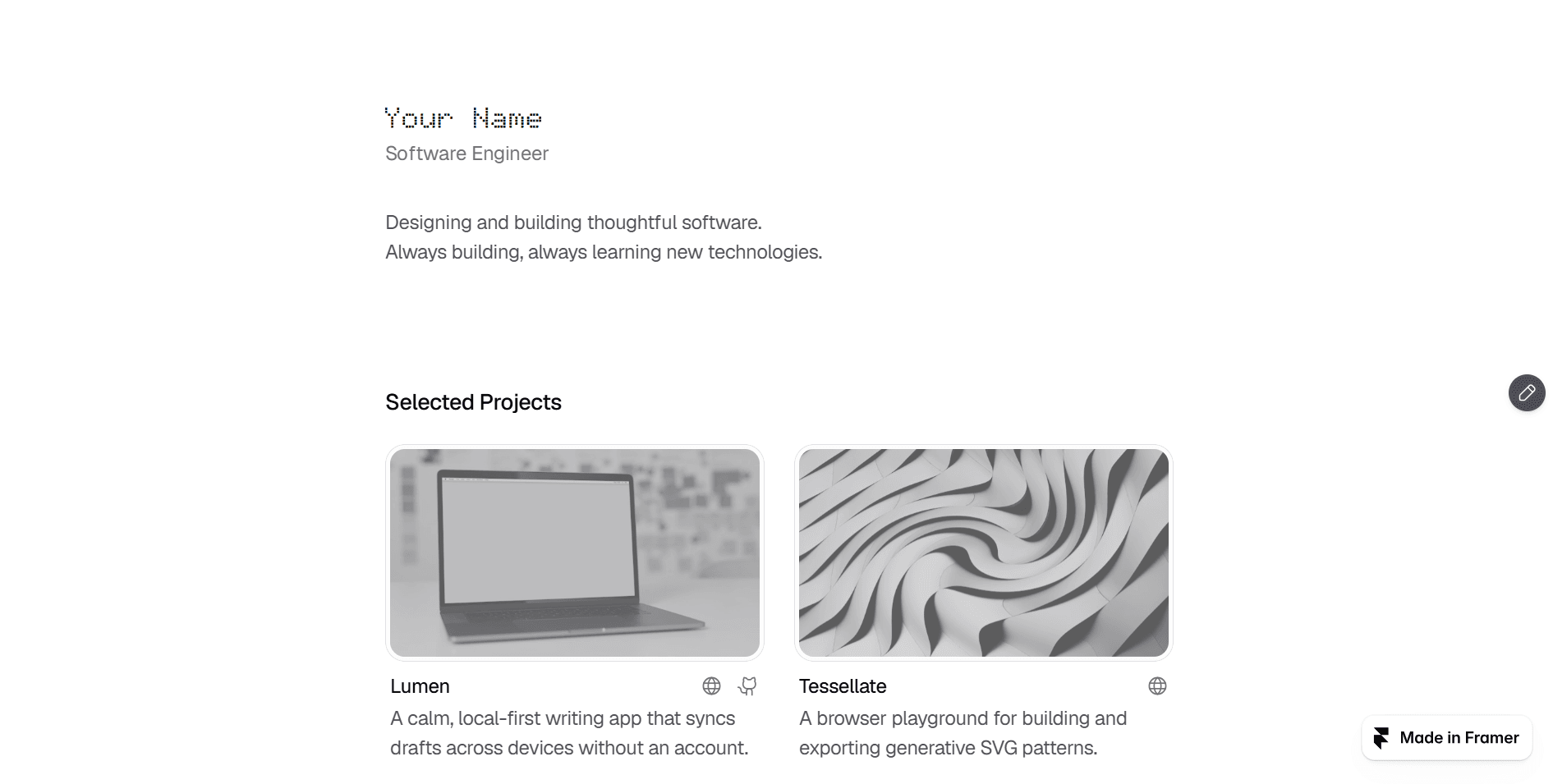 Dotfolio