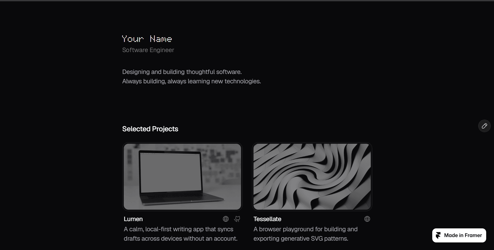 Dotfolio
