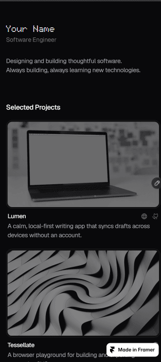 Dotfolio