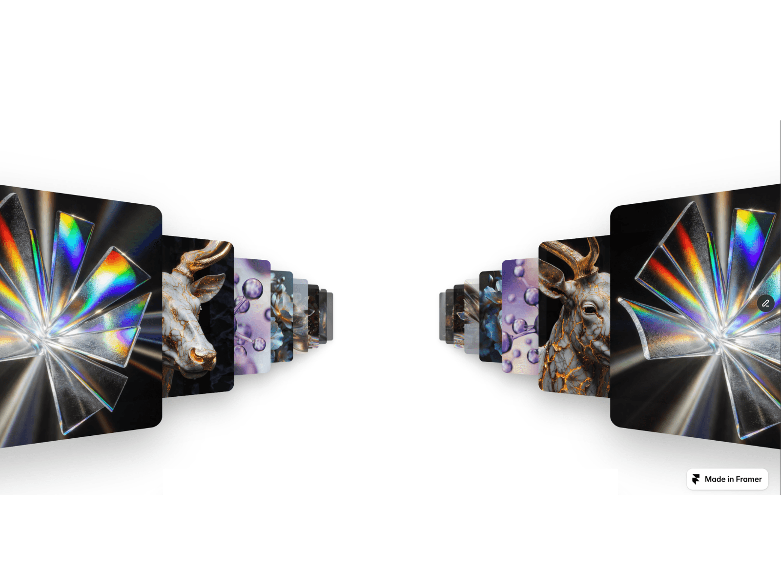 Infinite 3D gallery