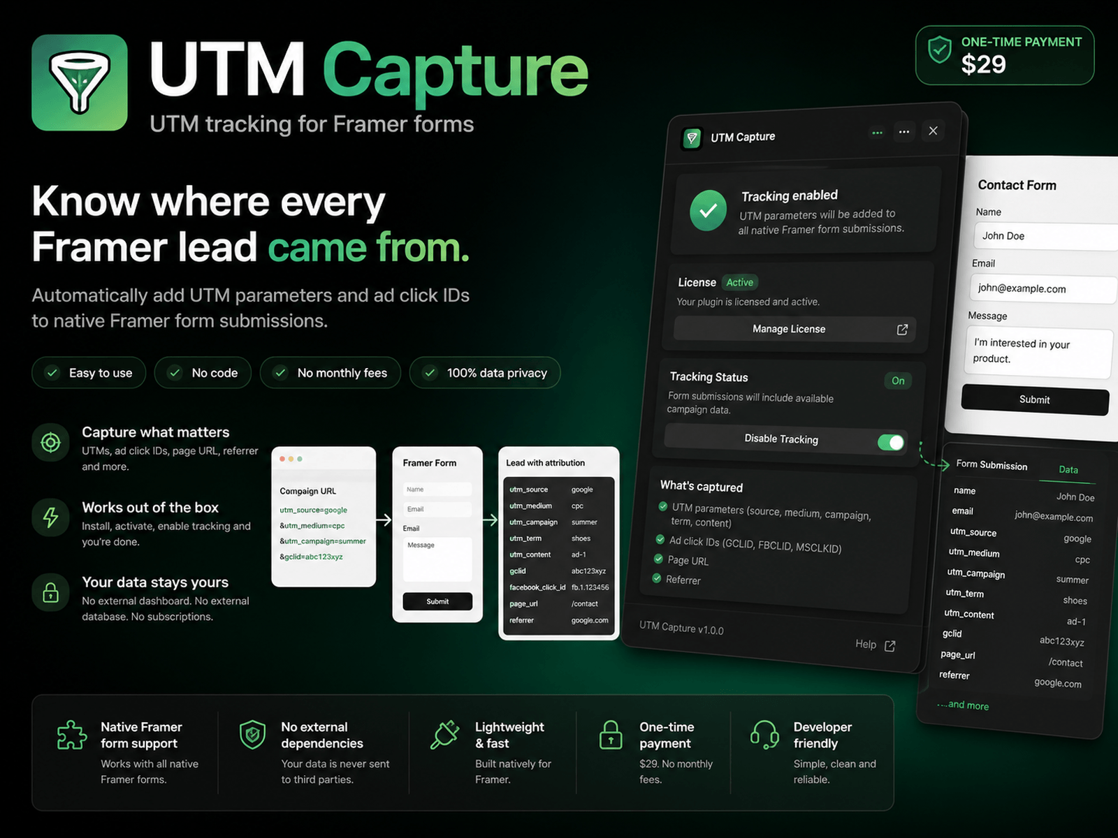 UTM Capture