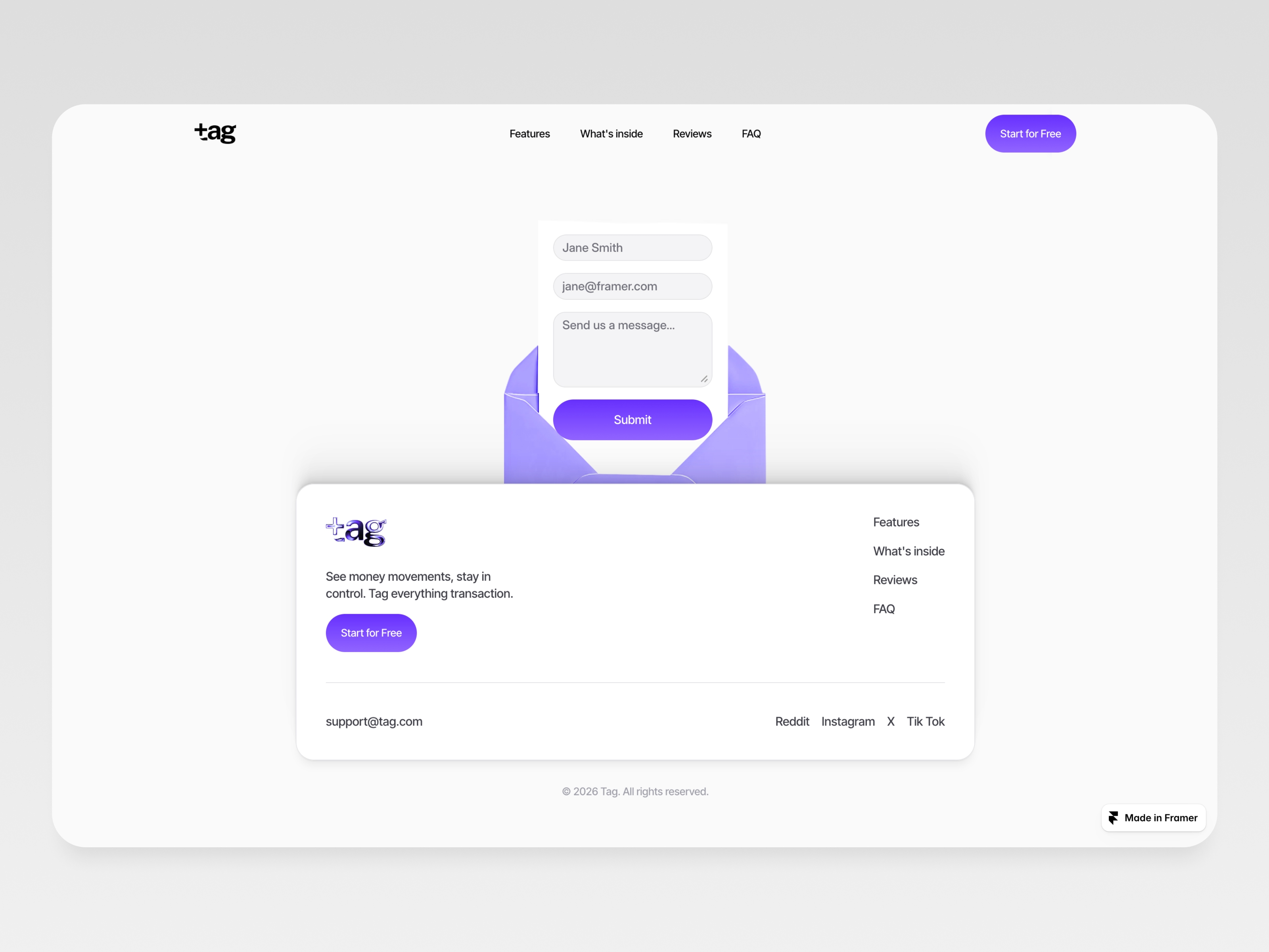 Tag - Record Keeping