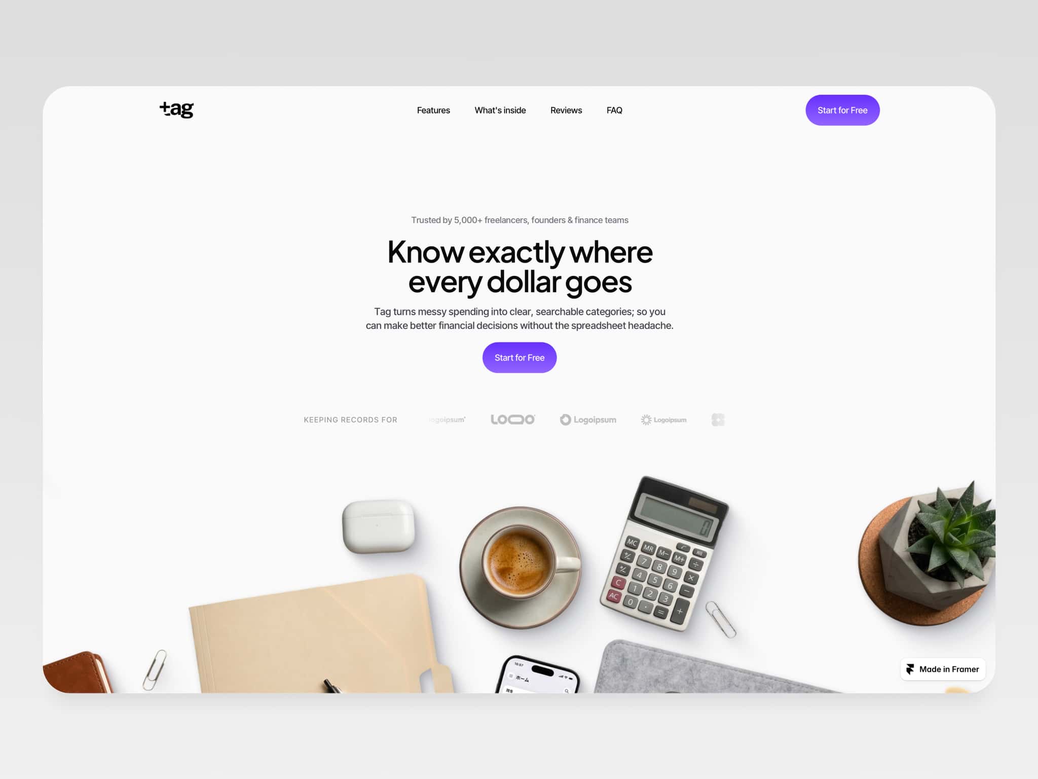 Tag - Record Keeping