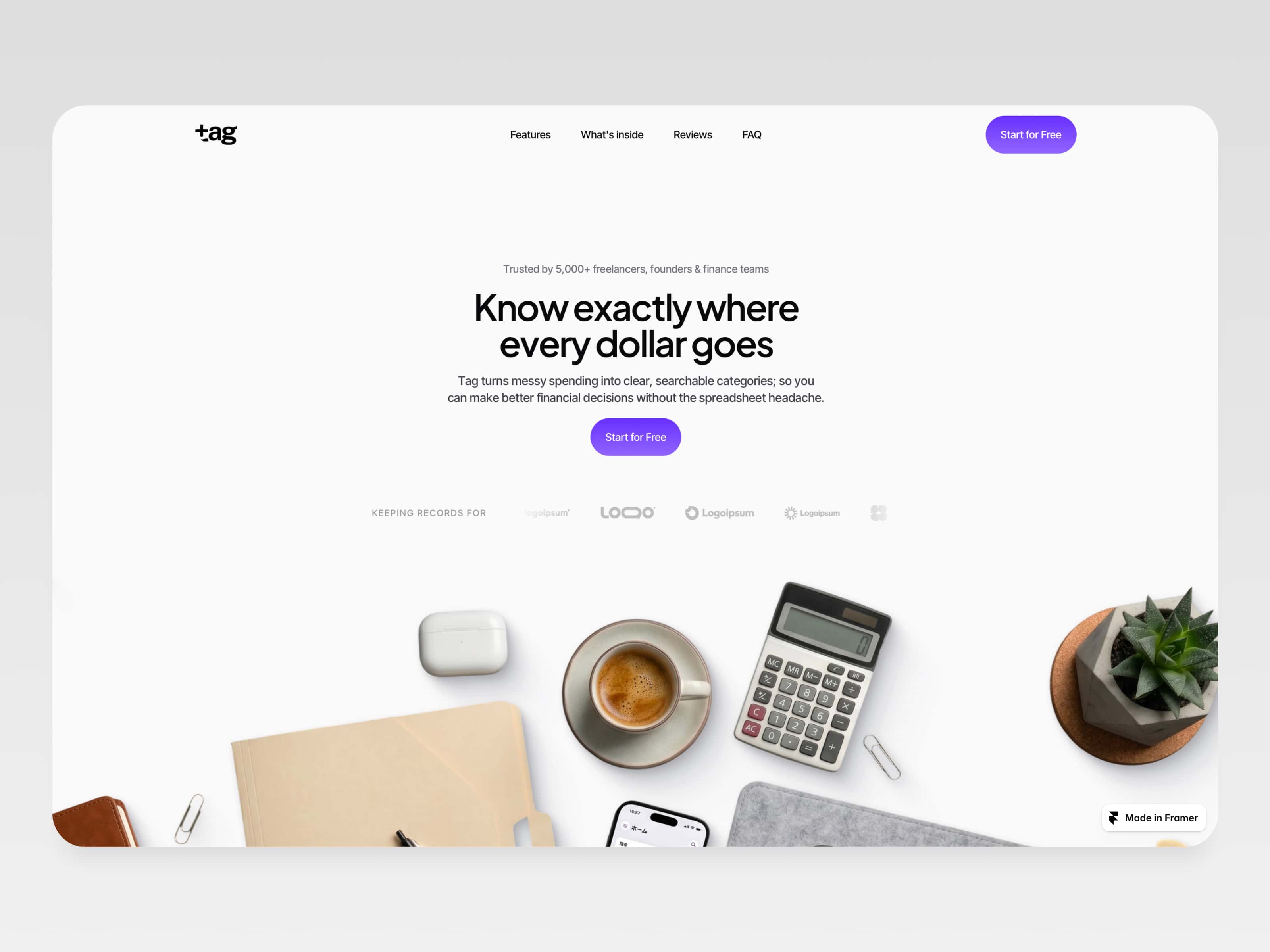 Tag - Record Keeping