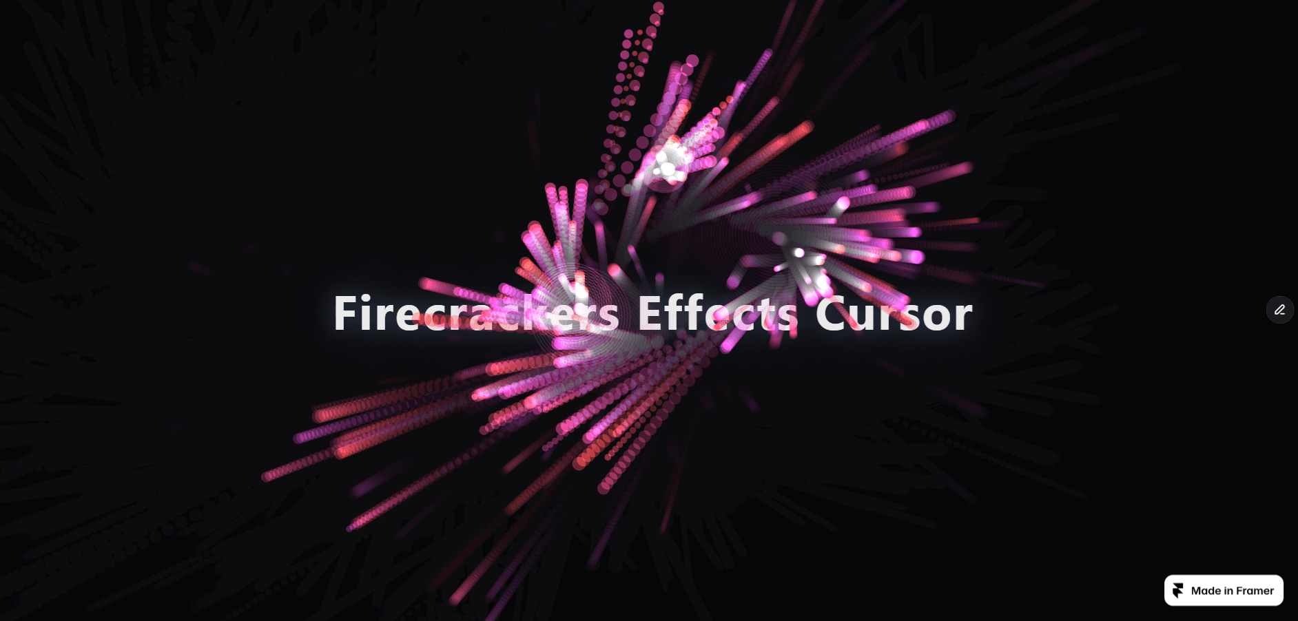 Firecrackers Effects