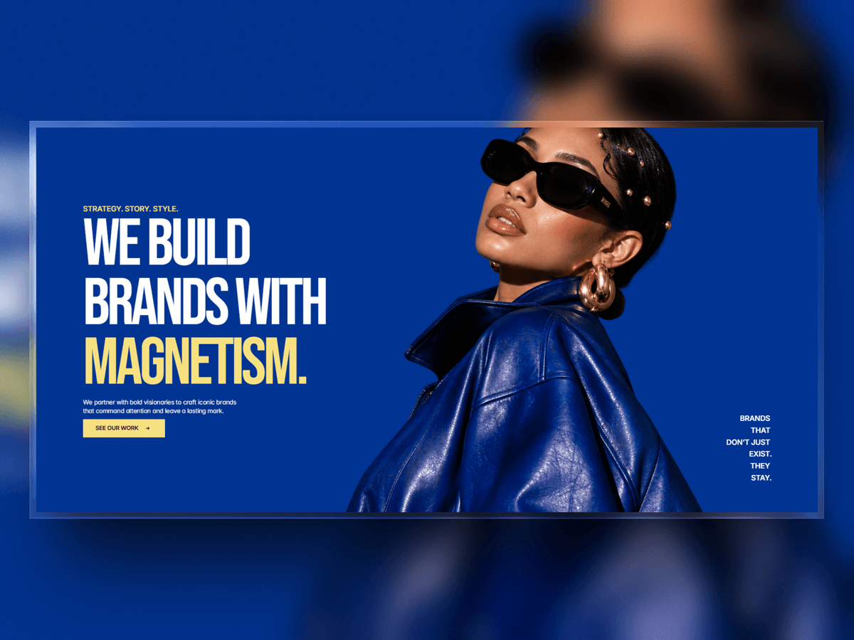 Velvet Noir: A Framer coded template for studios and agencies that want a bold, type-led hero built around full-bleed photography.