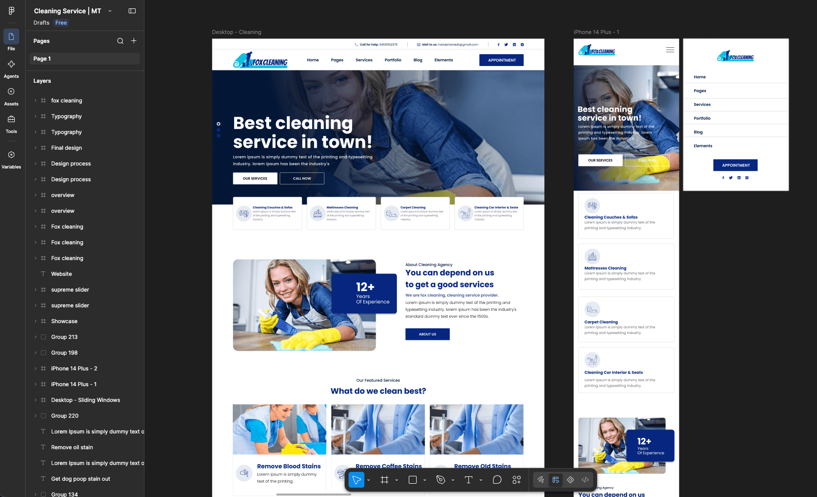 π§ New Framer Template Coming Soon. I'm working on a premium Cleaning Services template built entirely in Framer.Designed for business owners who want to move beyond slow WordPress sites and launch a faster, cleaner, and more modern web presence.β¨ Clean & elegant design π± Fully responsive π§© Ready-to-use menu & footer components πΌ Built with real service businesses in mind β
Already approved by one of my clientsIf you're planning to move from WordPress β Framer, this template is for you.Launching soon. Stay tuned.