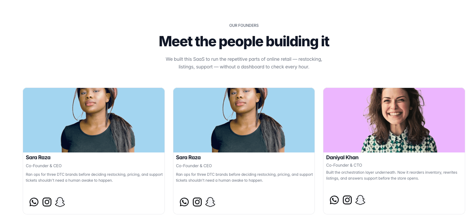 Founders Team