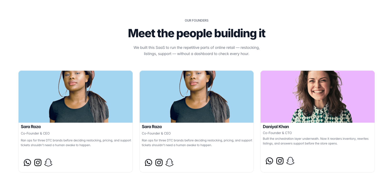 Founders Team