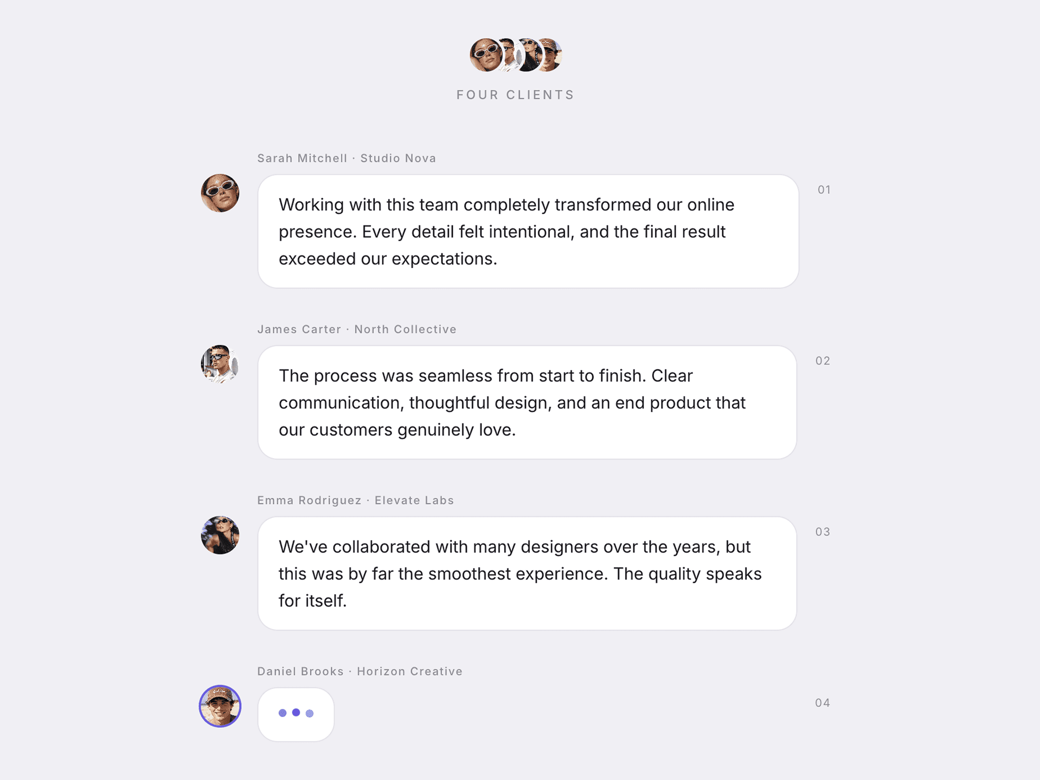 Chat Testimonial Pro