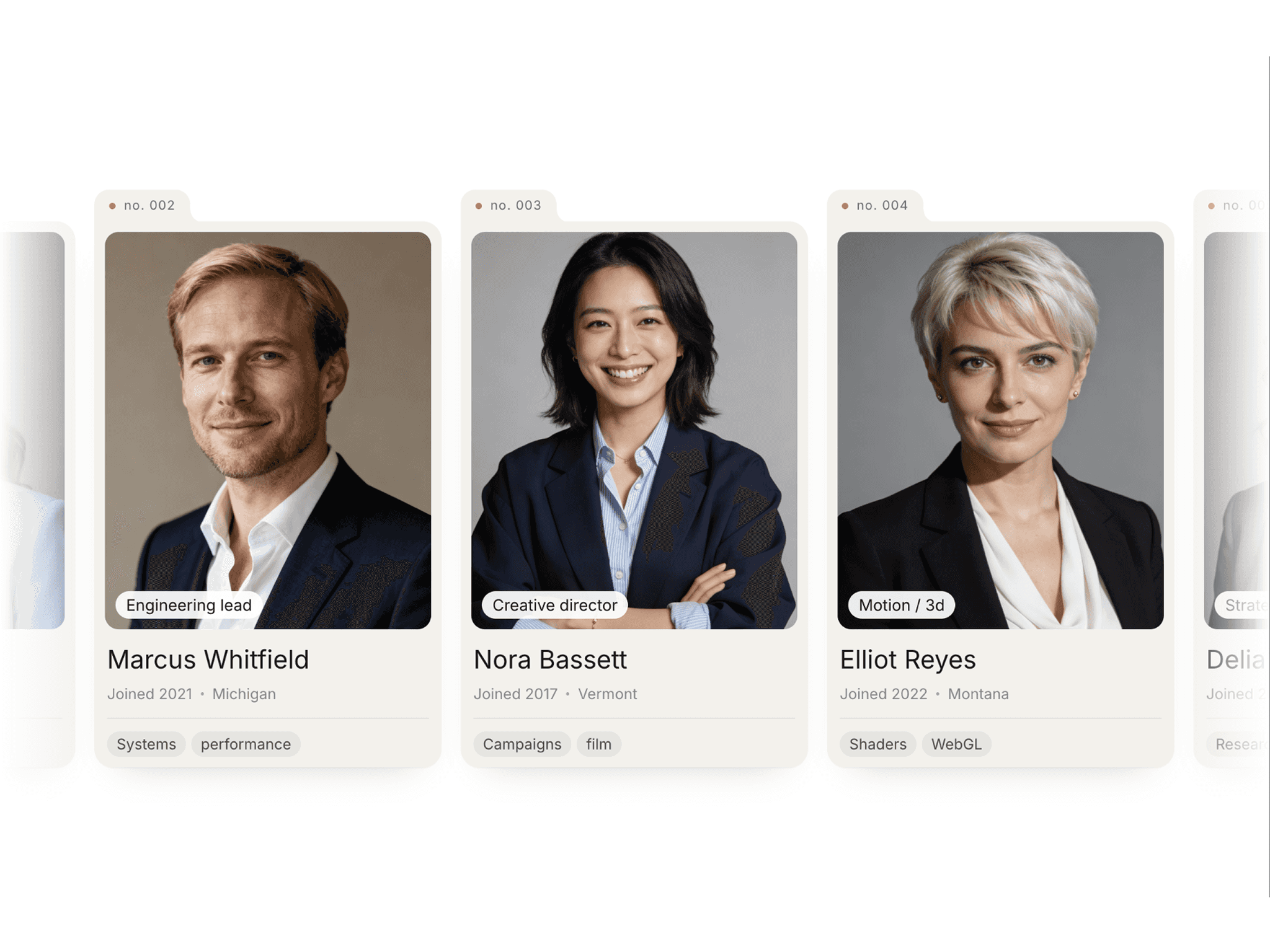 Index Team Carousel