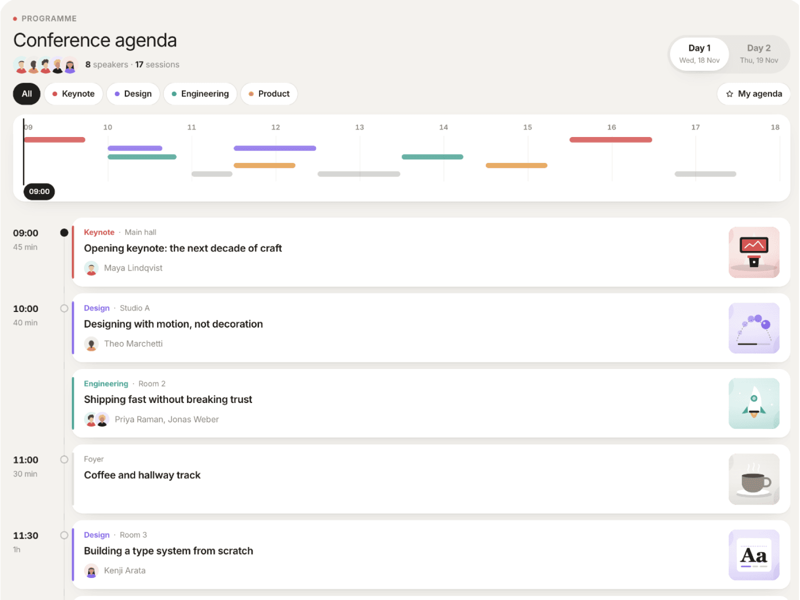 Event Agenda