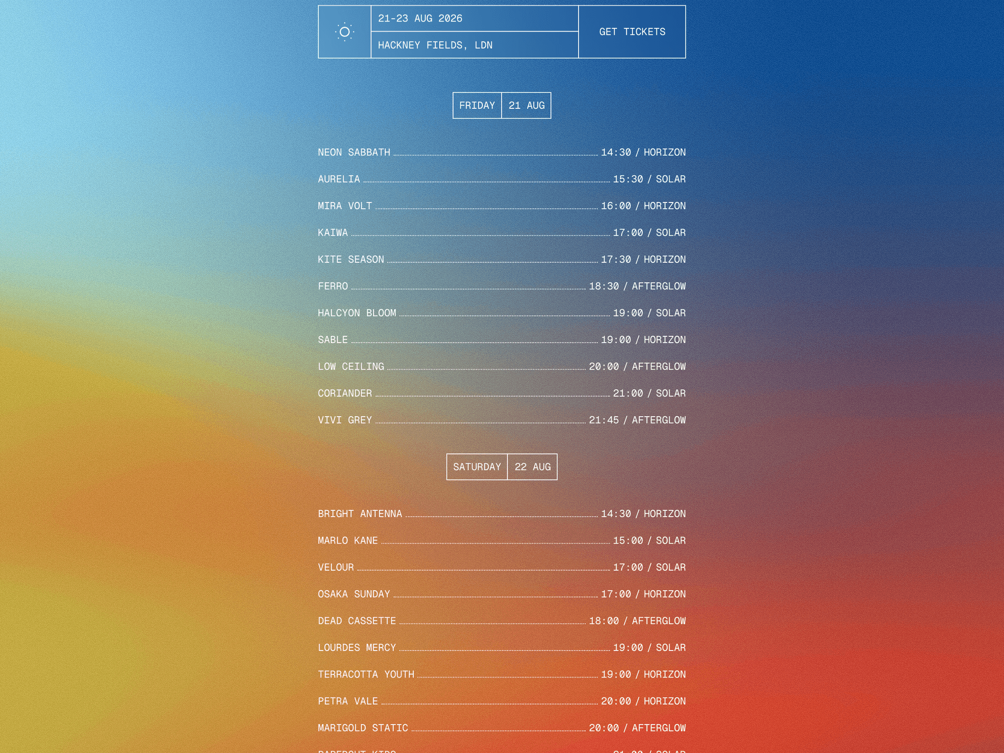 Zenith Festival