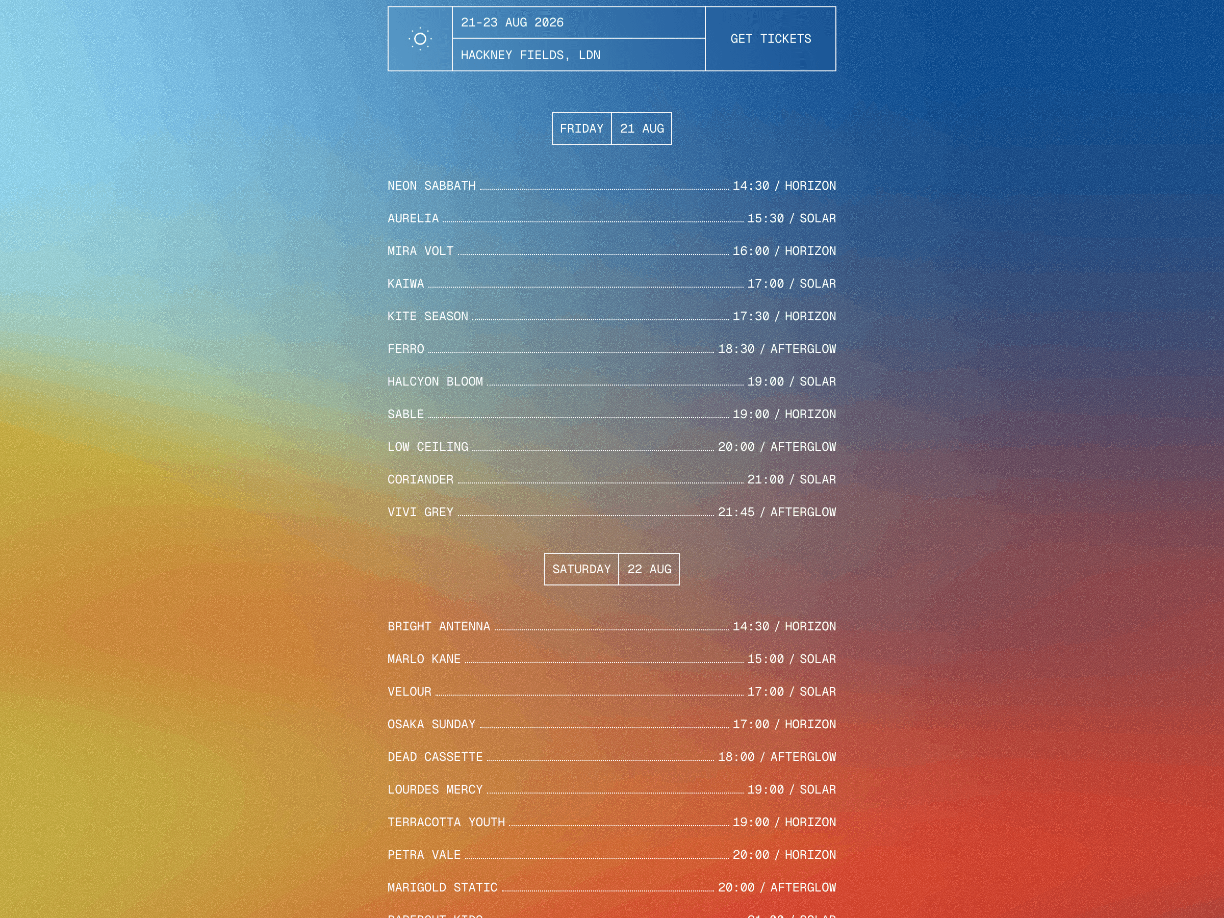 Zenith Festival