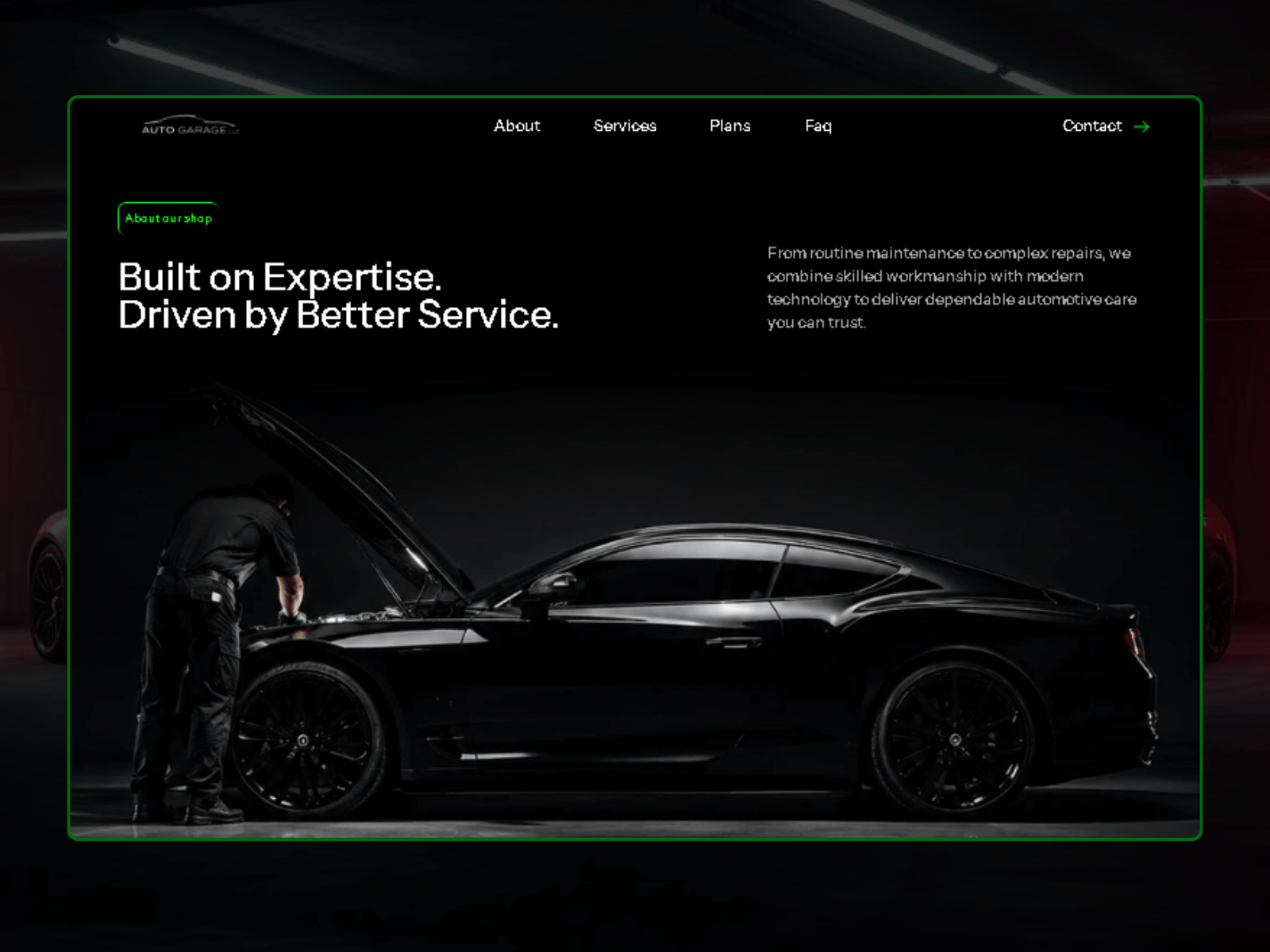 Auto garage