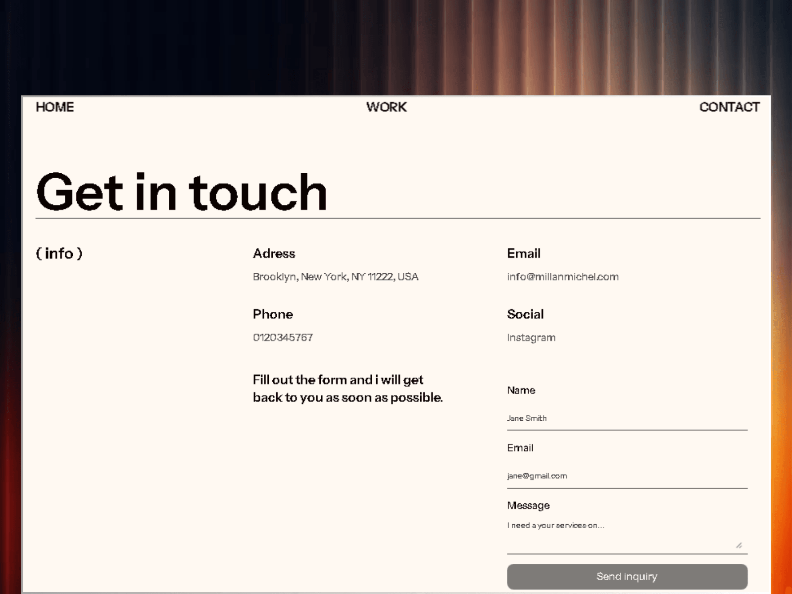 Quick folio