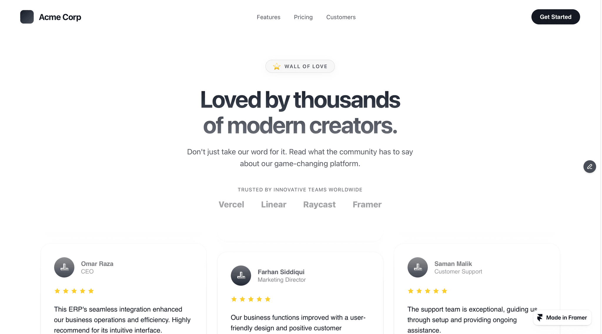 Testimonials Columns