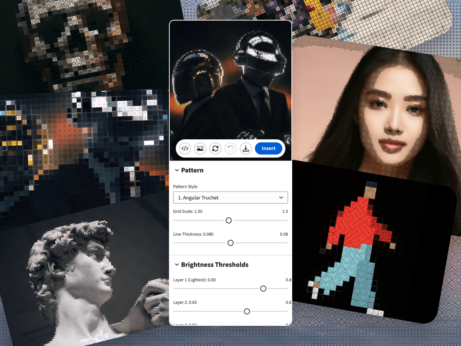 Pattern Over Pixels