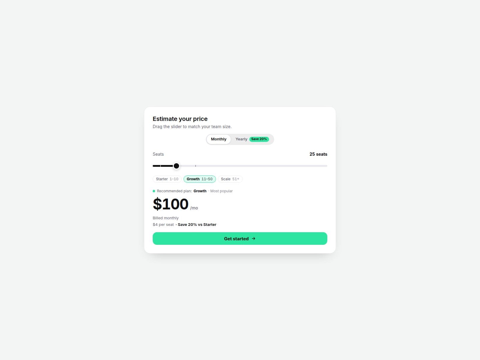 18 Price Calculator