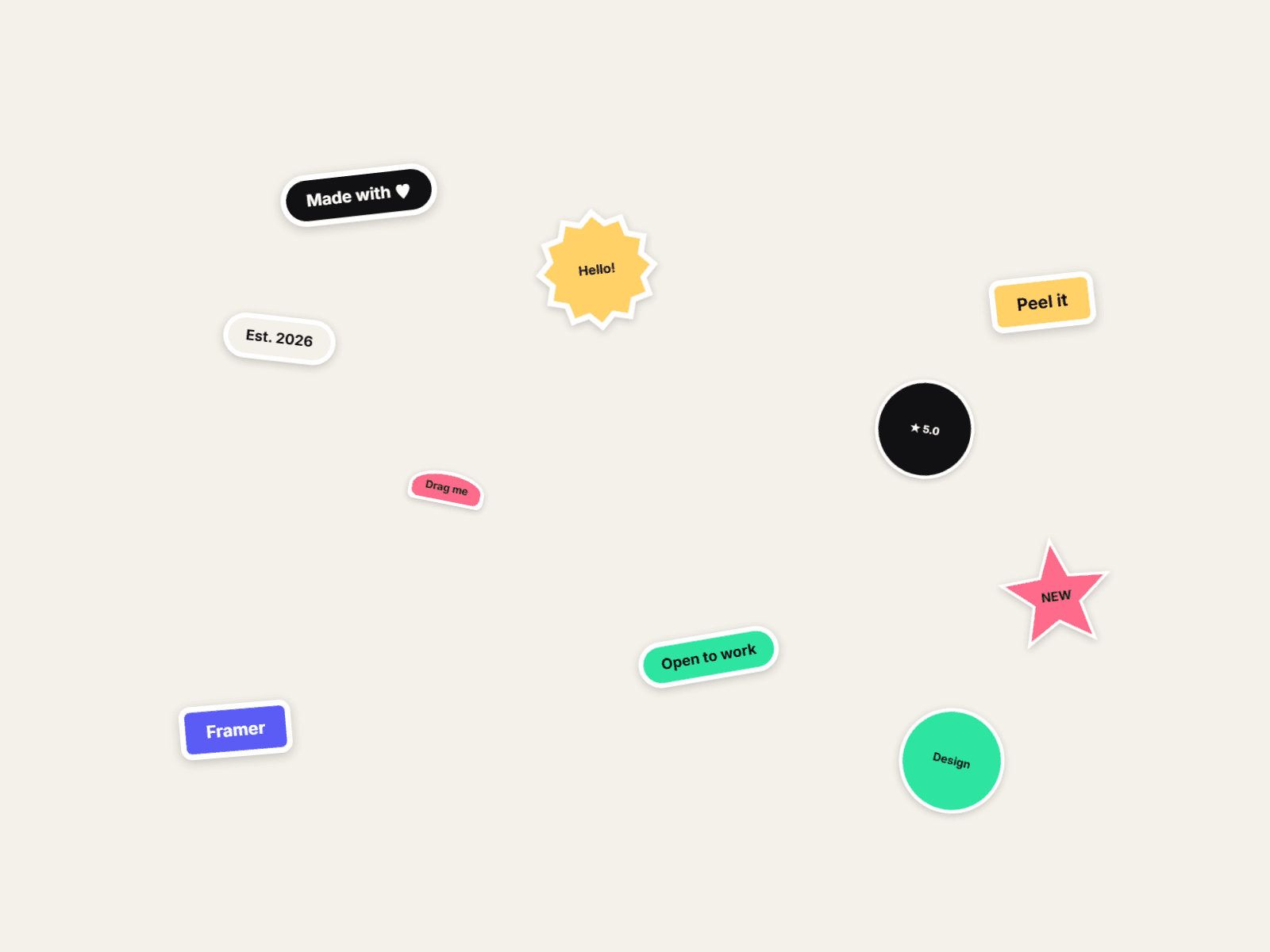 20 Sticker Board