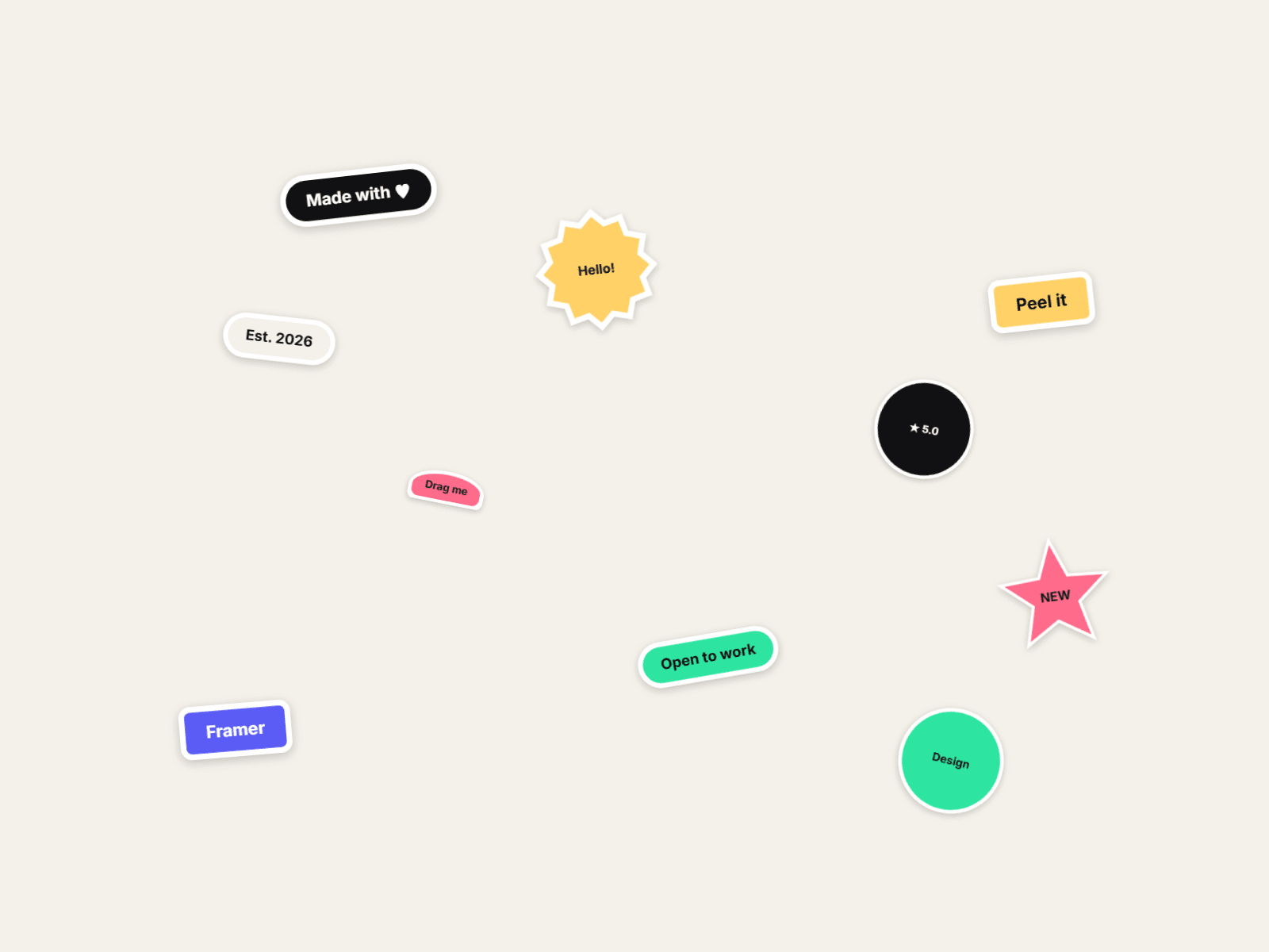 20 Sticker Board