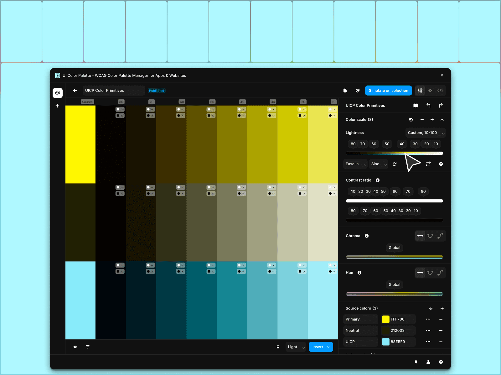 UI Color Palette