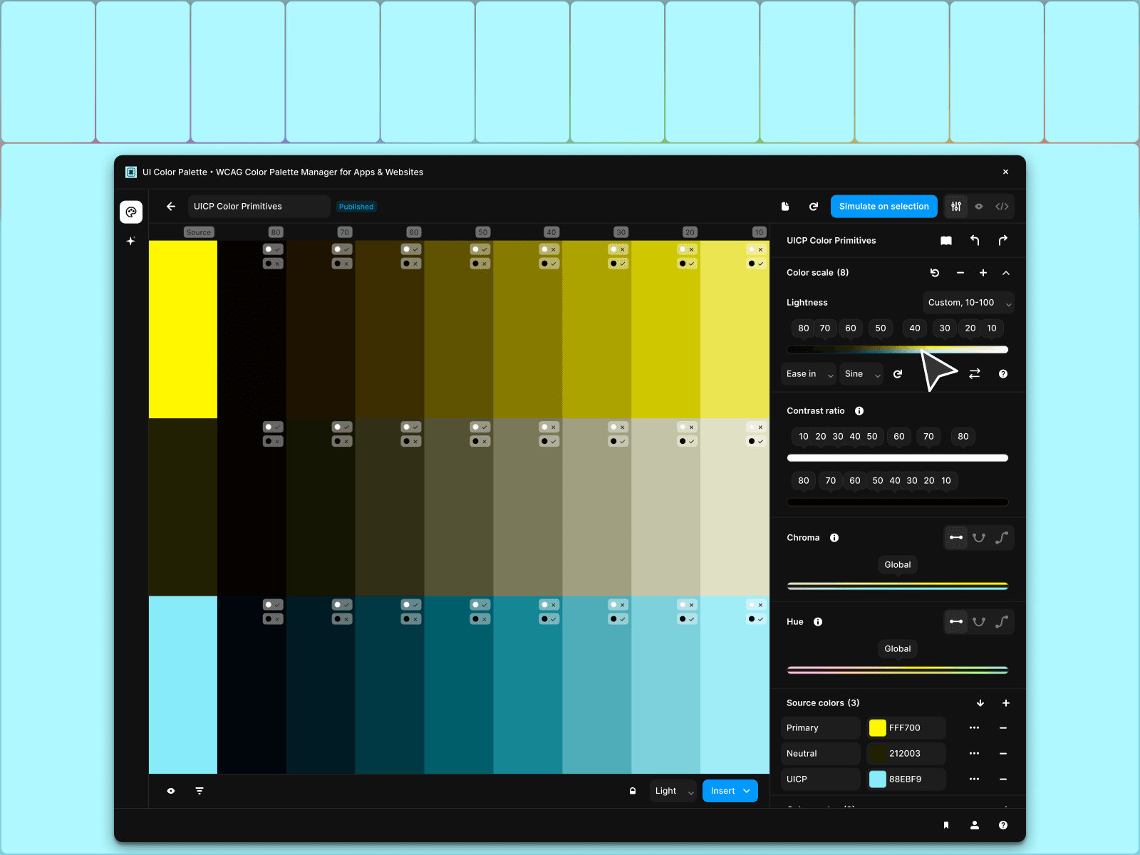 UI Color Palette