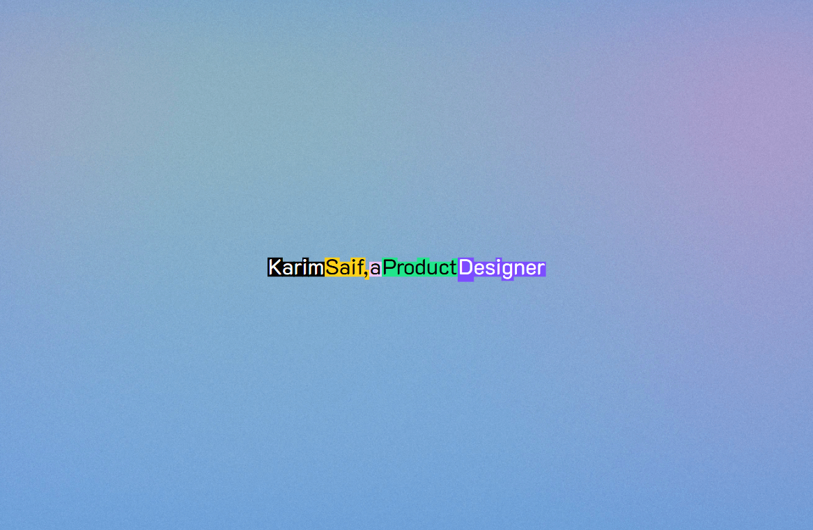 Design Title Text