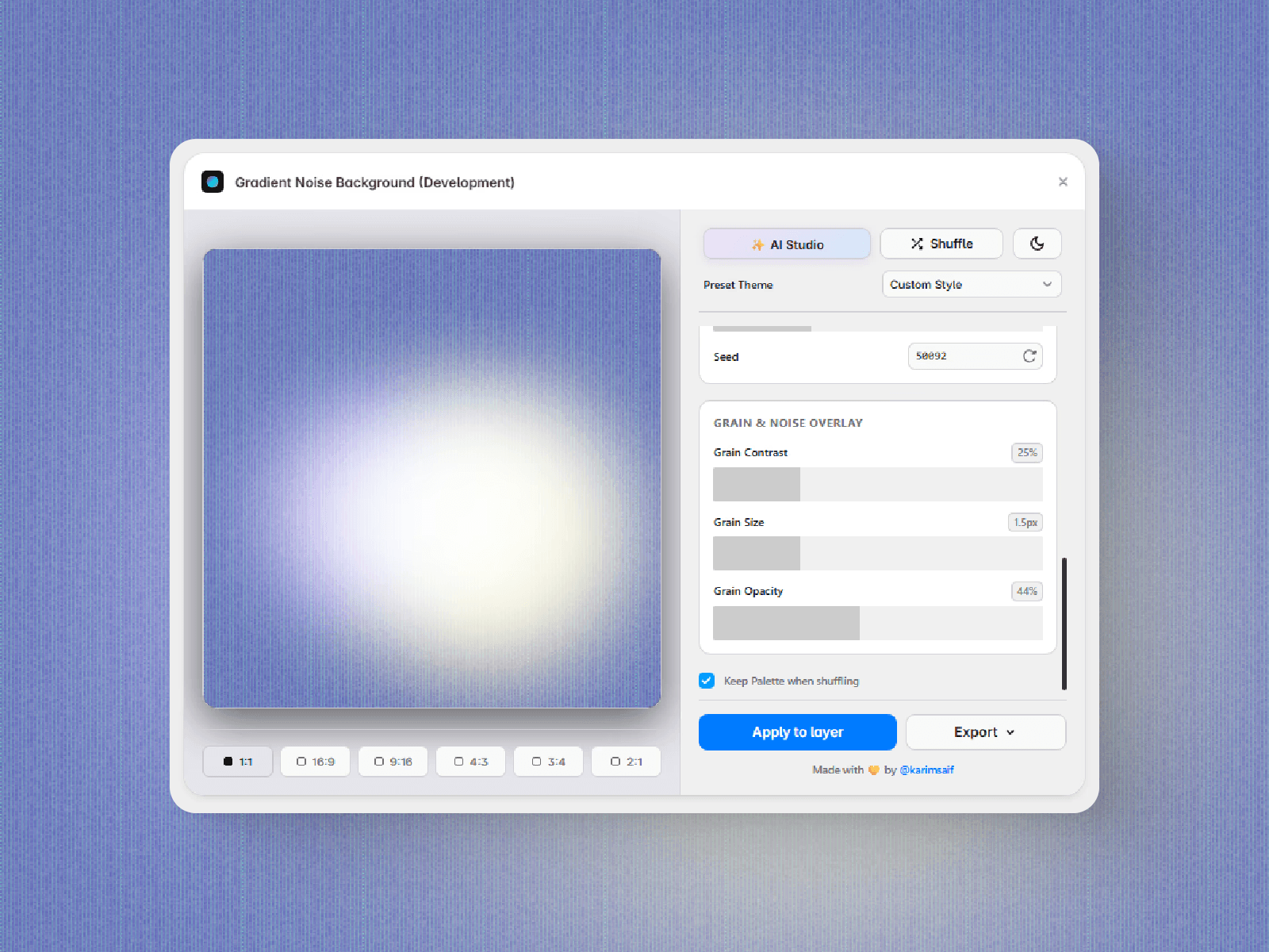 Gradient Noise Background