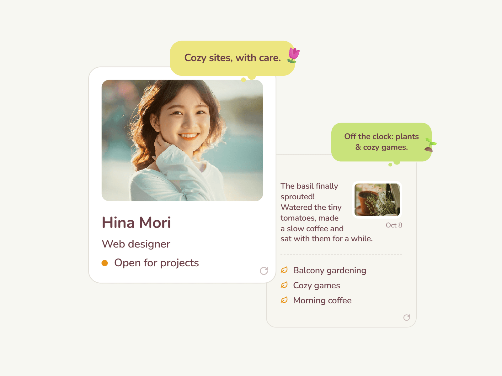 Profile 3D Card