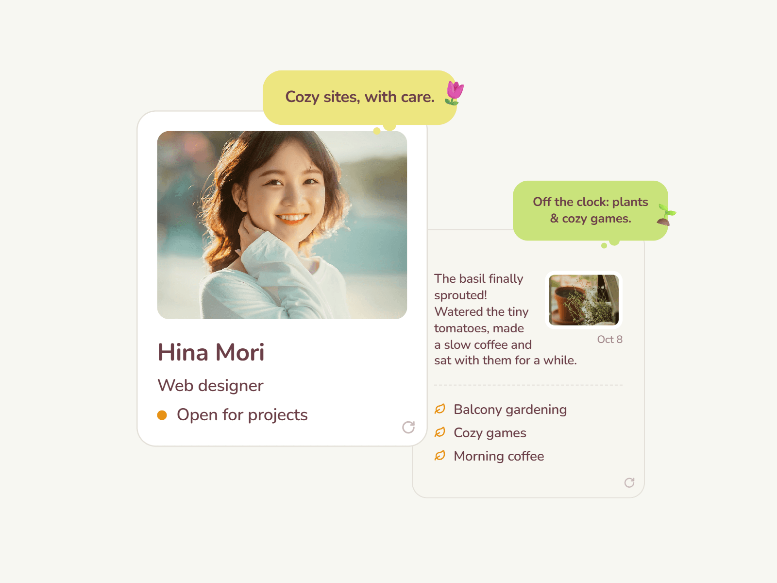Profile 3D Card