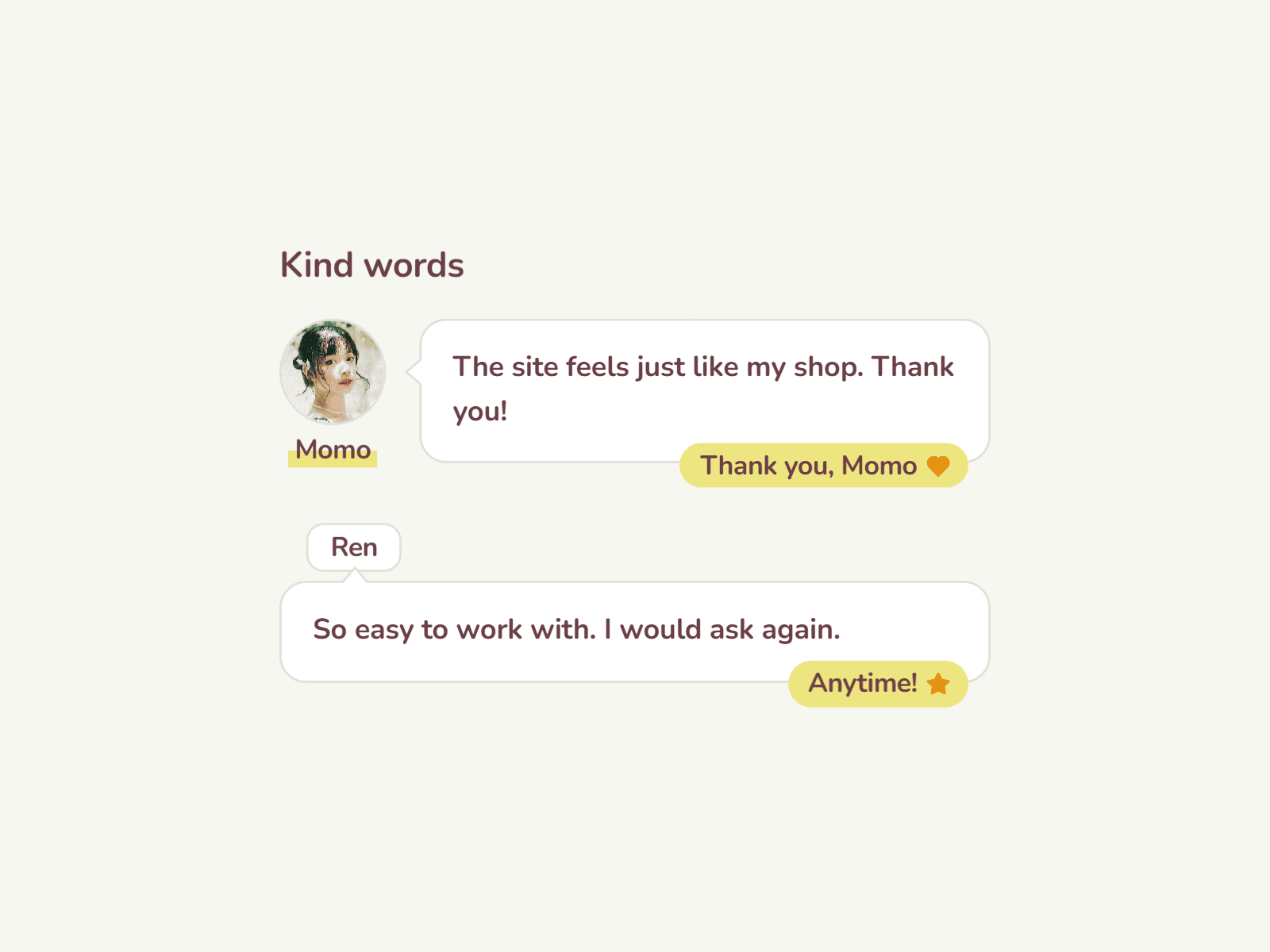 Voice Bubbles
