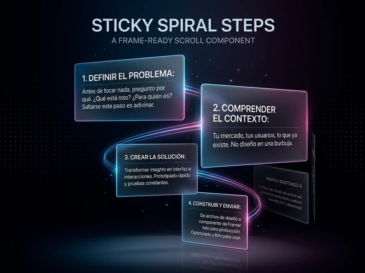 Sticky Spiral Steps