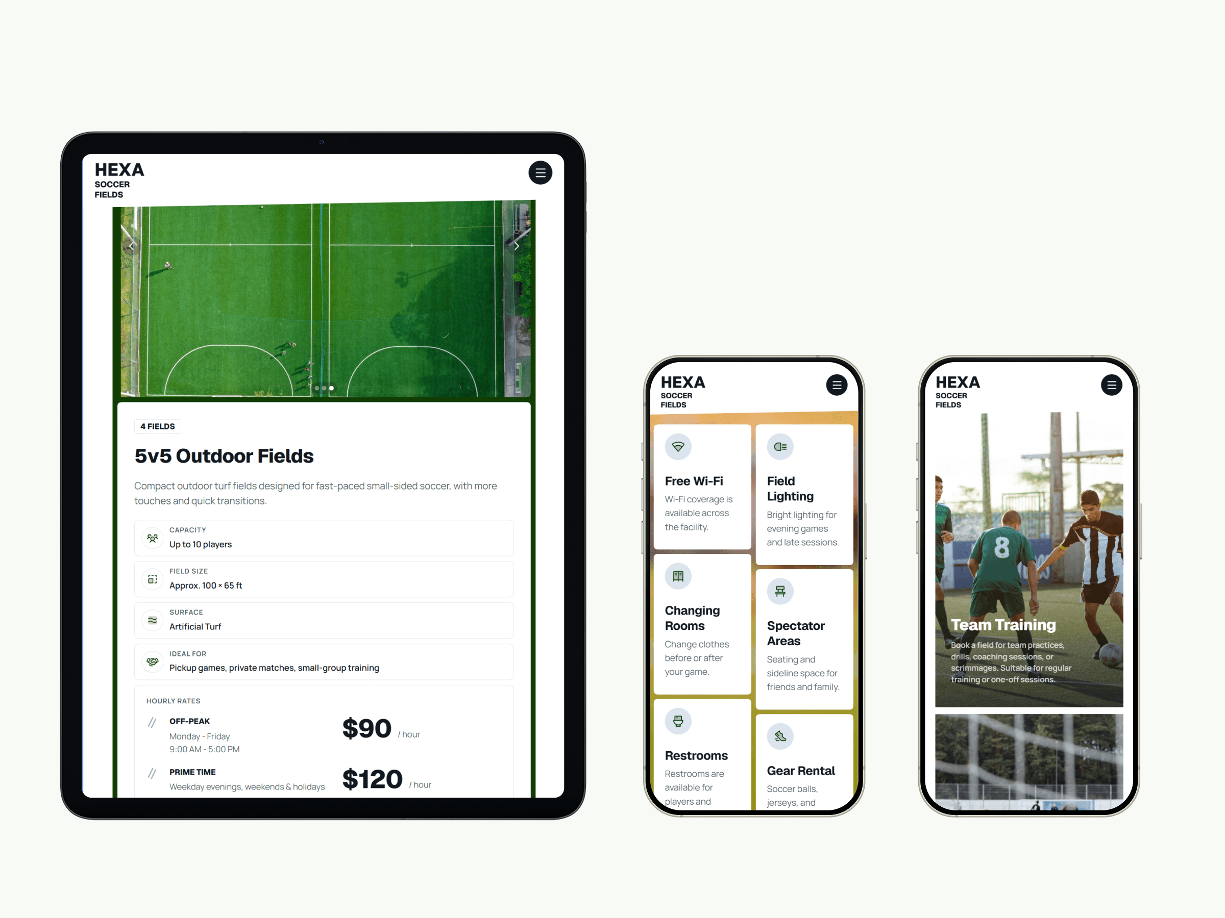 Hexa Soccer Fields