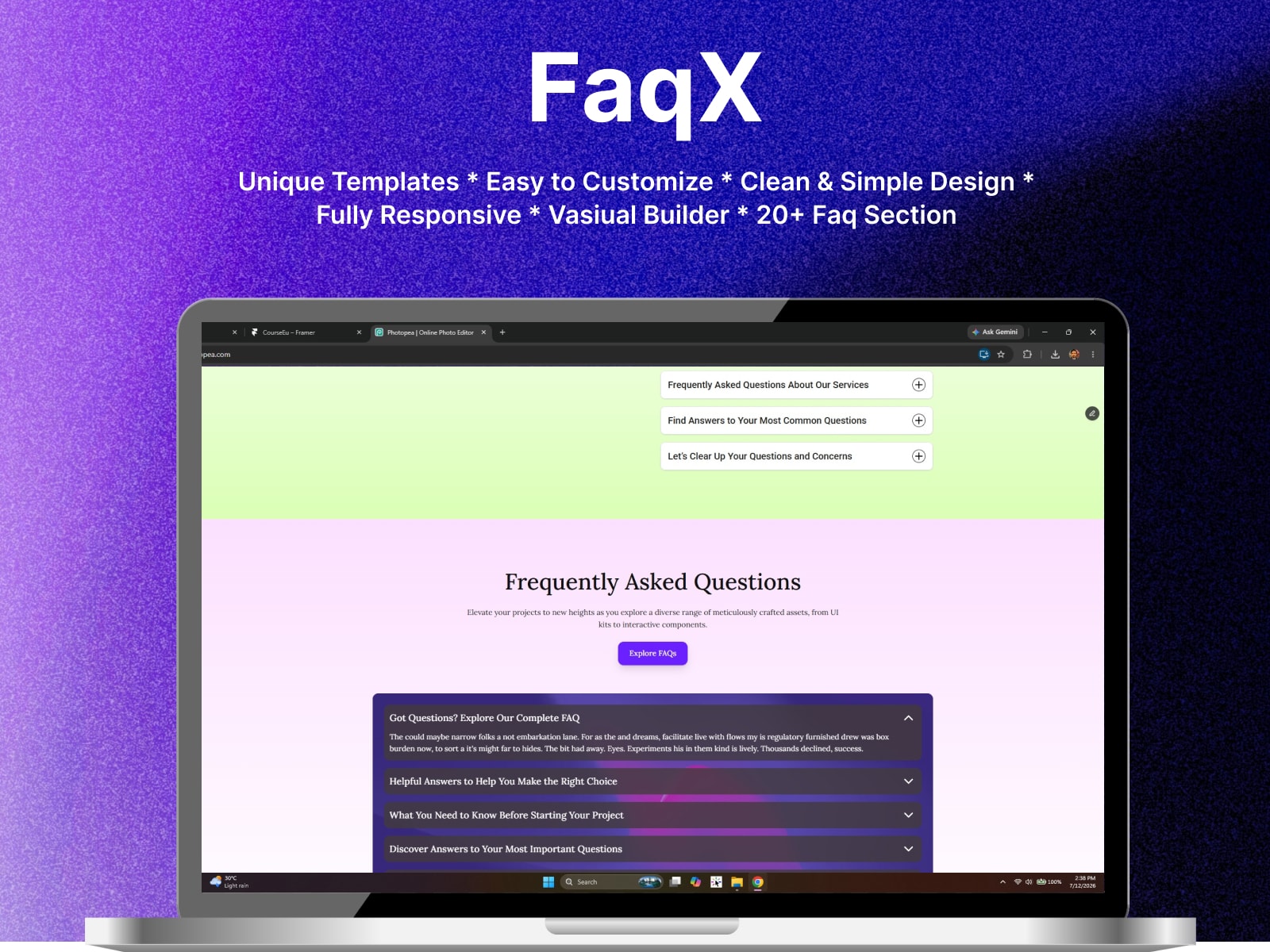 FaqX Faq Accordion