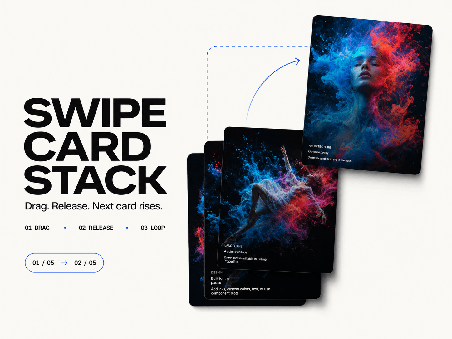 Swipe Card Stack