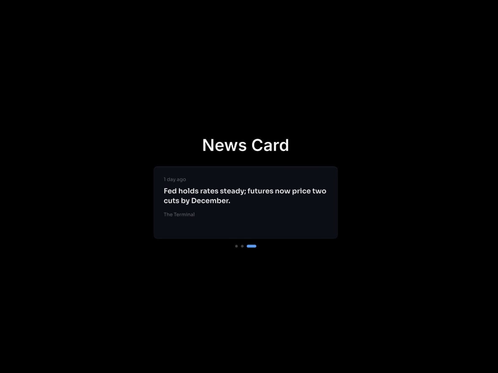 News card