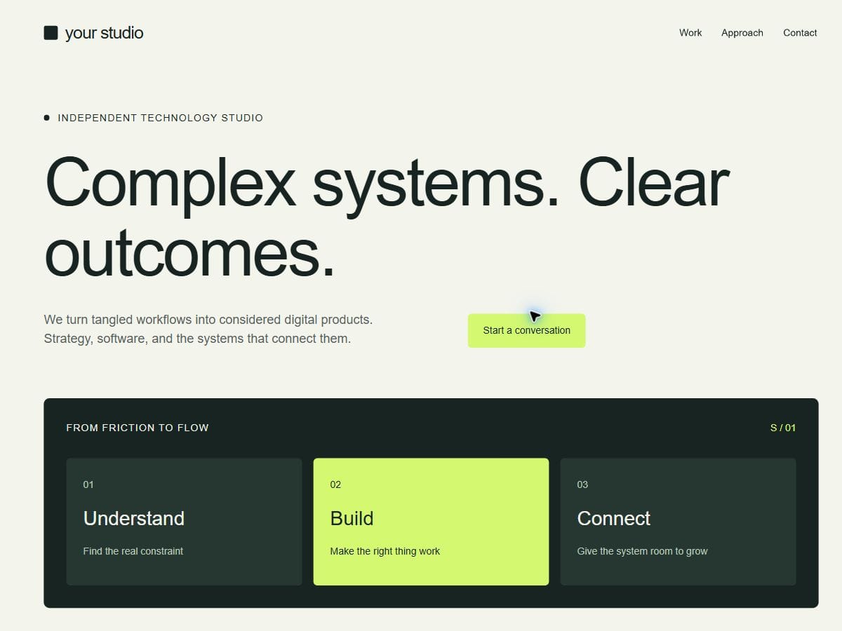 Workflow Studio 01