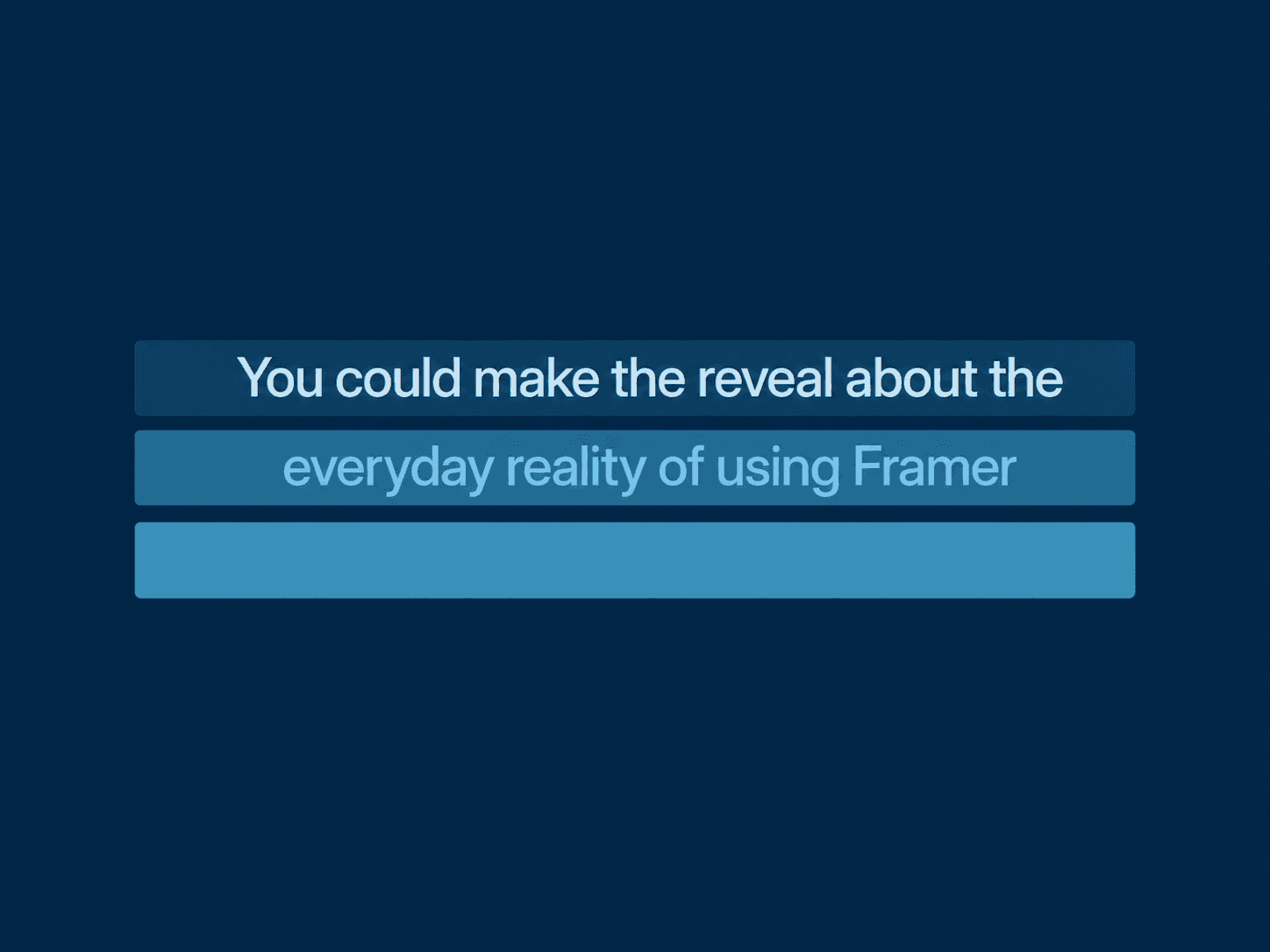 Skeleton Reveal Text