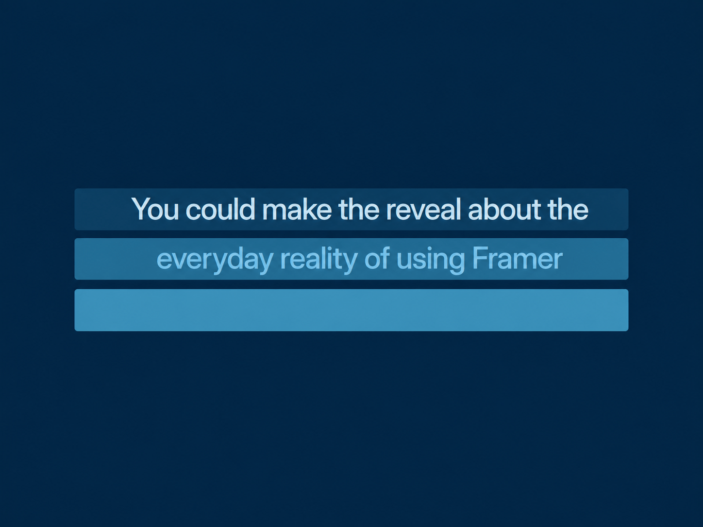 Skeleton Reveal Text