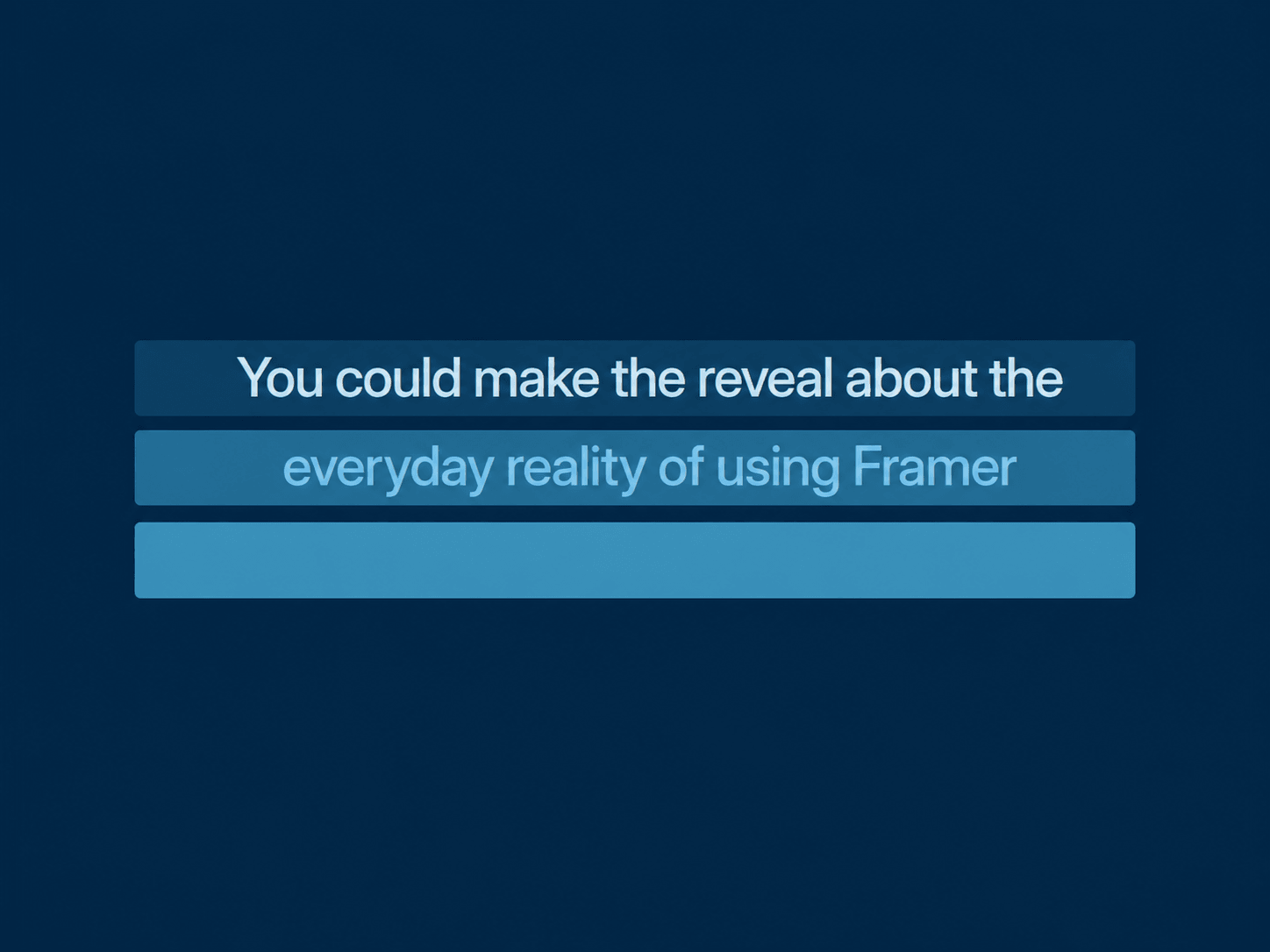 Skeleton Reveal Text