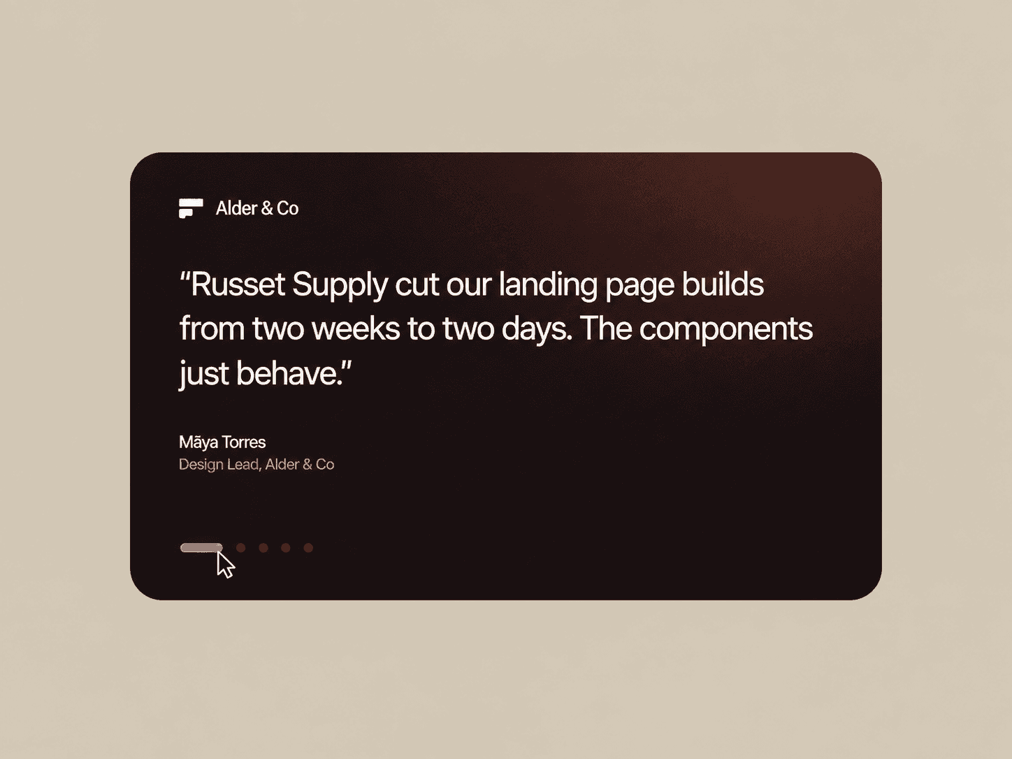 Testimonials Slider