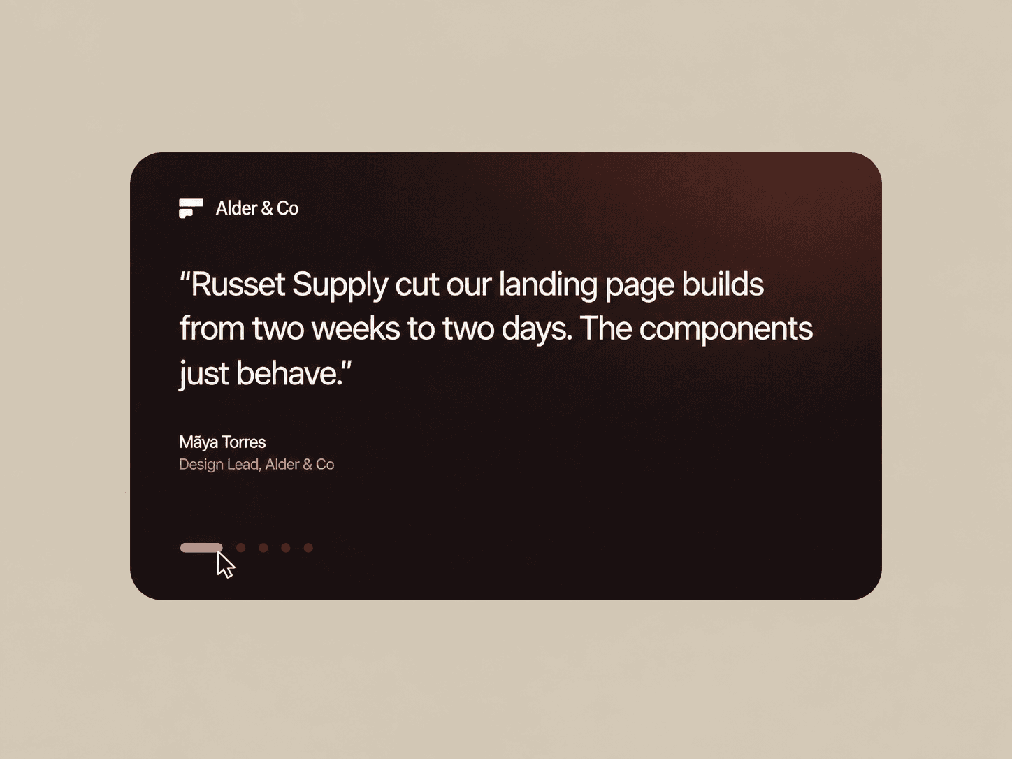 Testimonials Slider