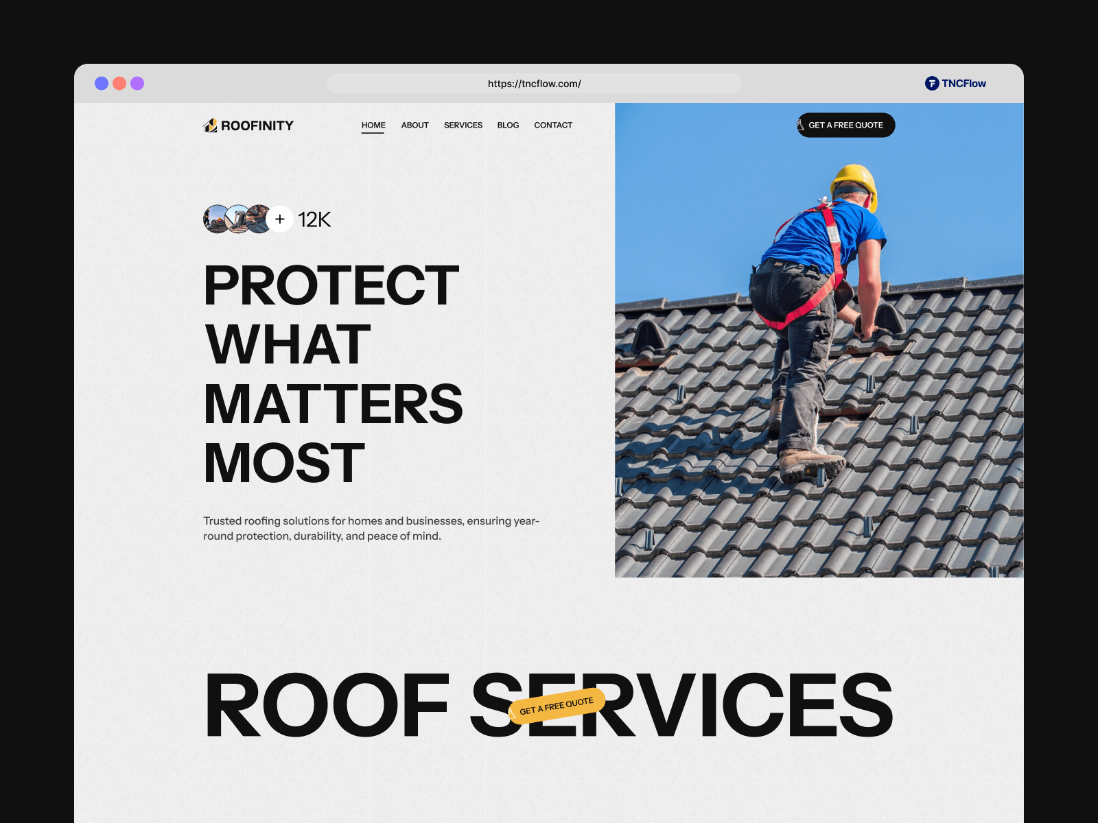 Roofinity TNC