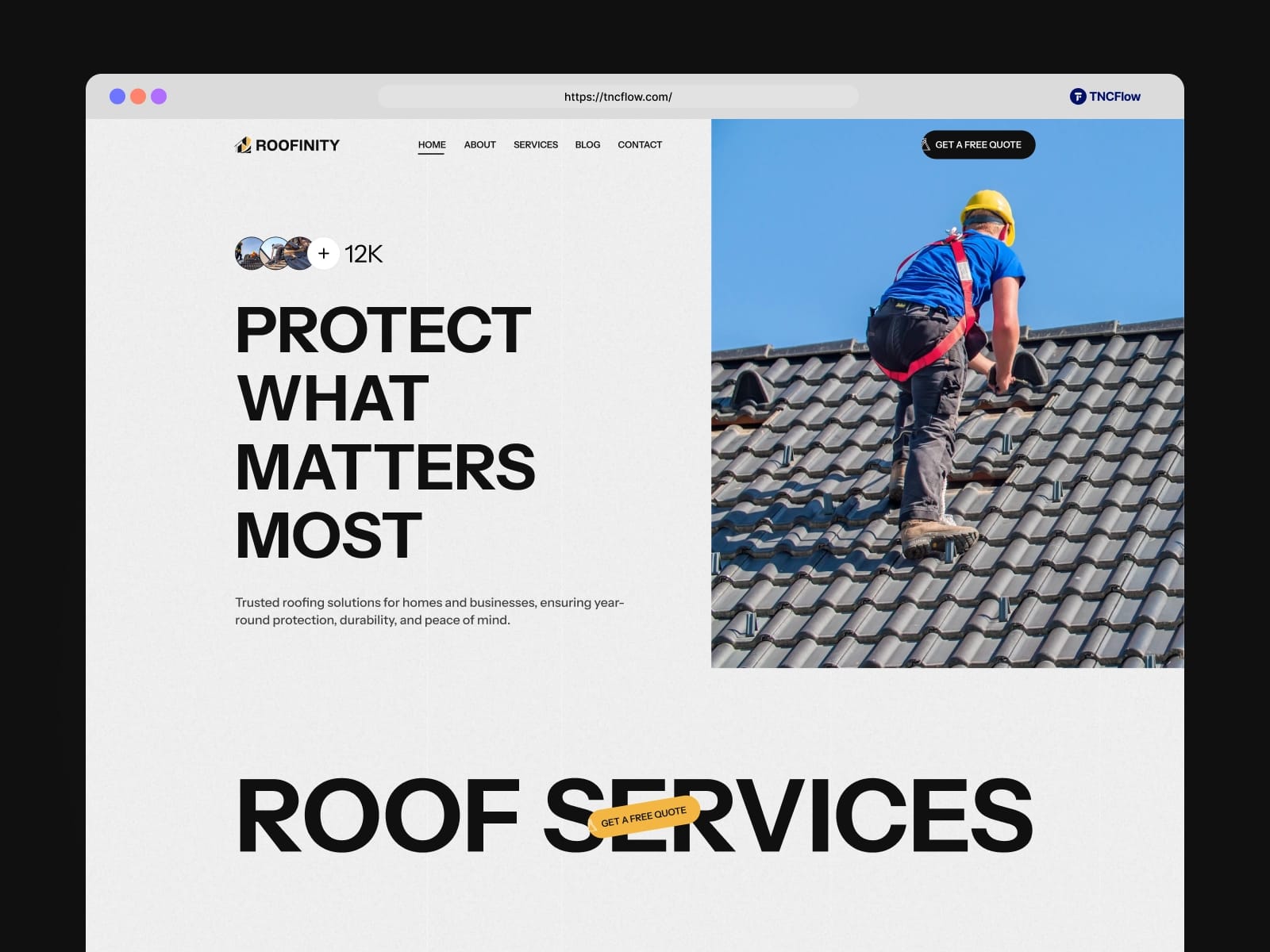 Roofinity TNC