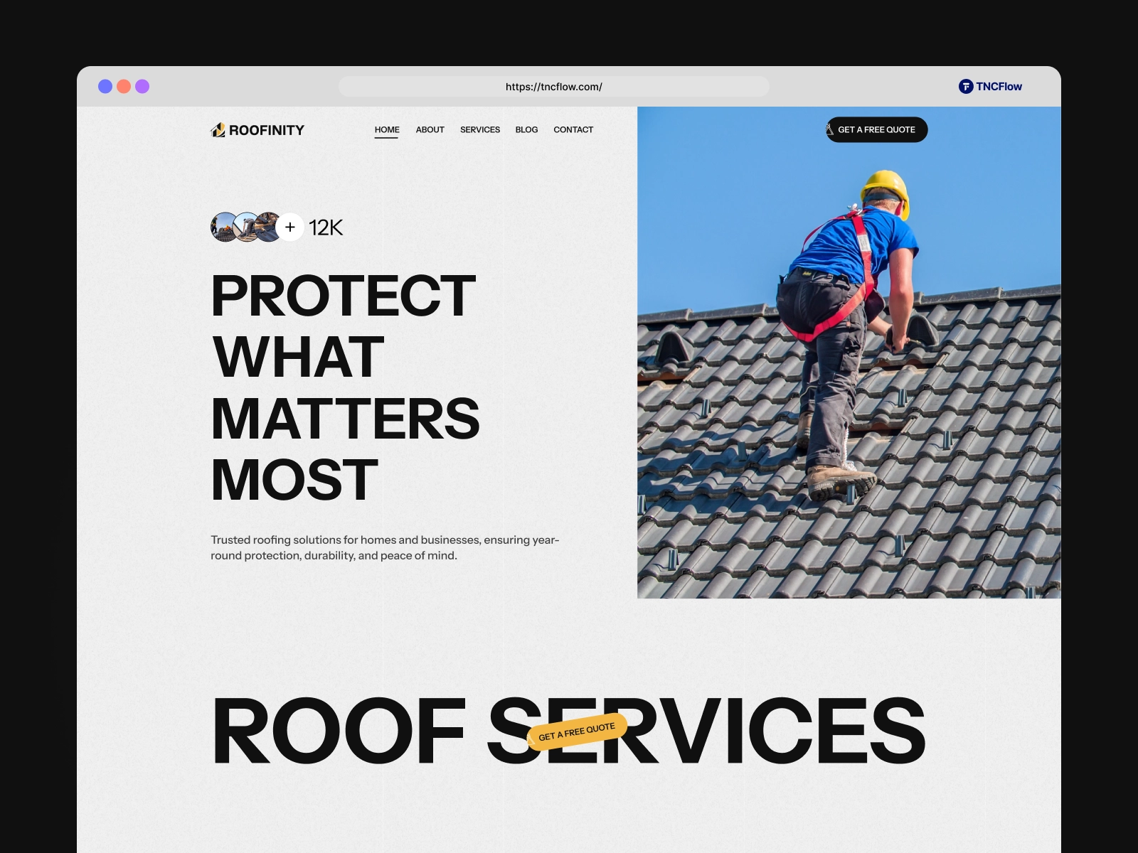 Roofinity TNC