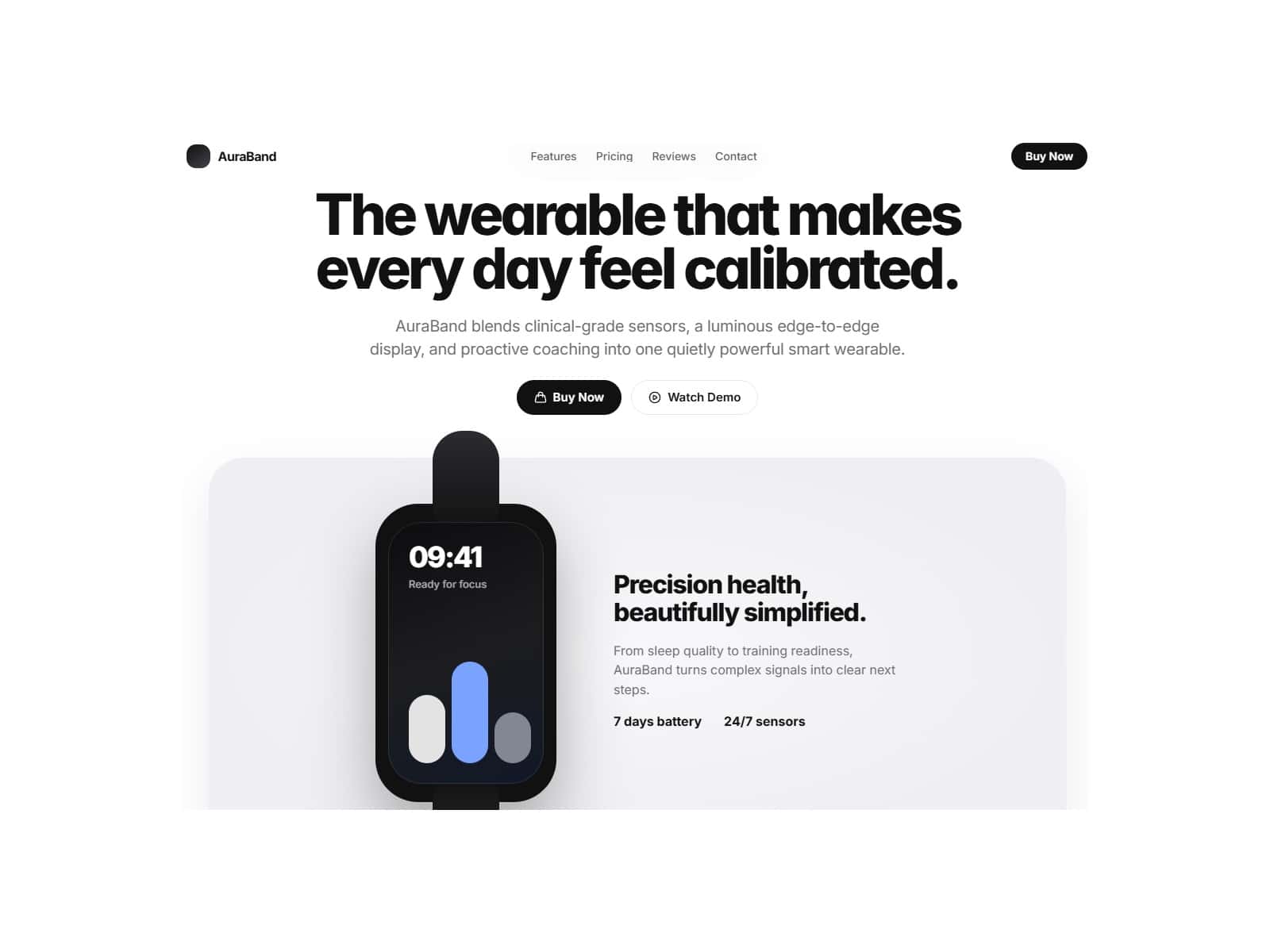 AuraBand UI