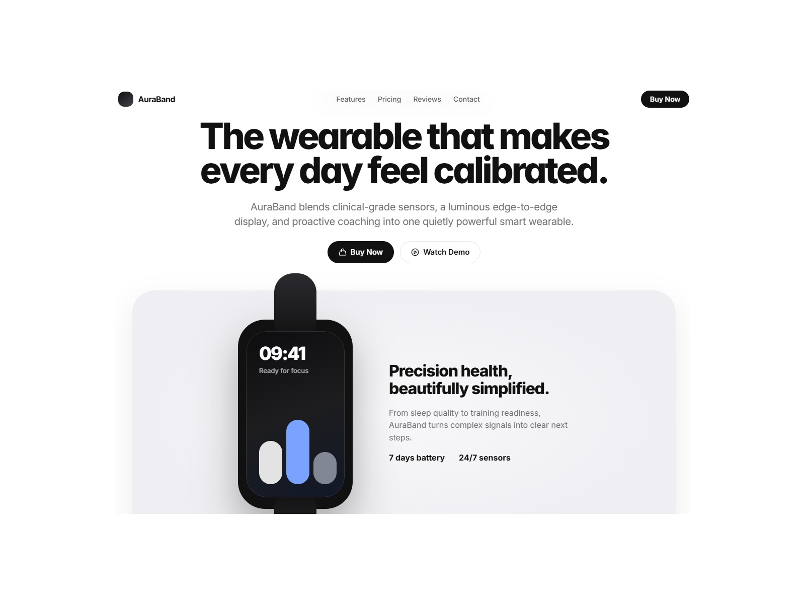 AuraBand UI